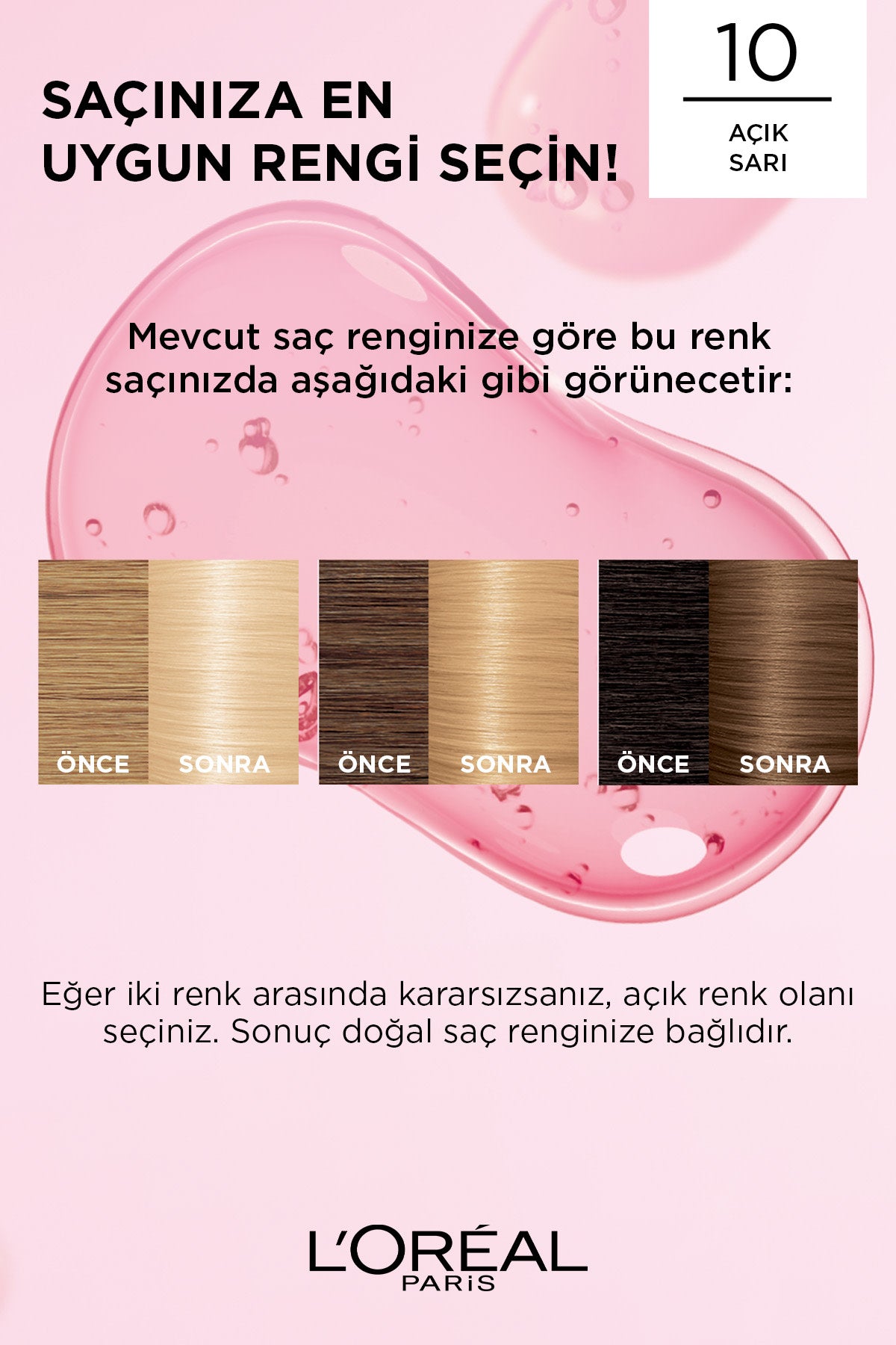 L’Oréal Paris Excellence Creme 10 Açık Sarı Saç Boyası