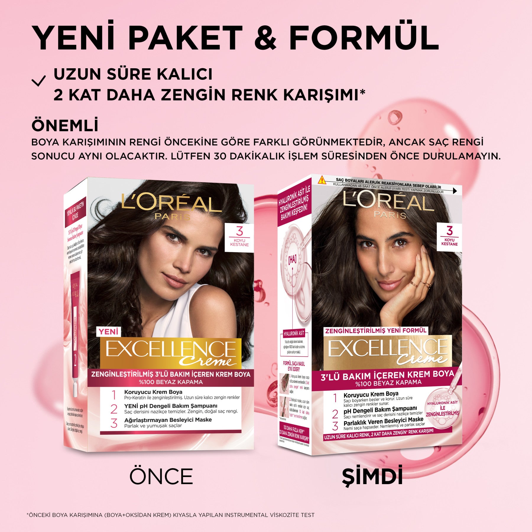 L’Oréal Paris Excellence Creme 3 Koyu Kestane Saç Boyası