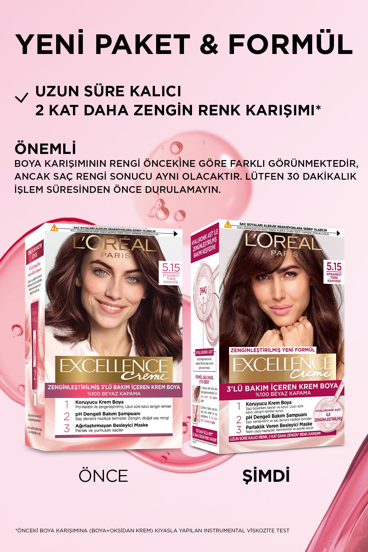 L’Oréal Paris Excellence Creme 5.15 Efsanevi Türk Kahvesi Saç Boyası