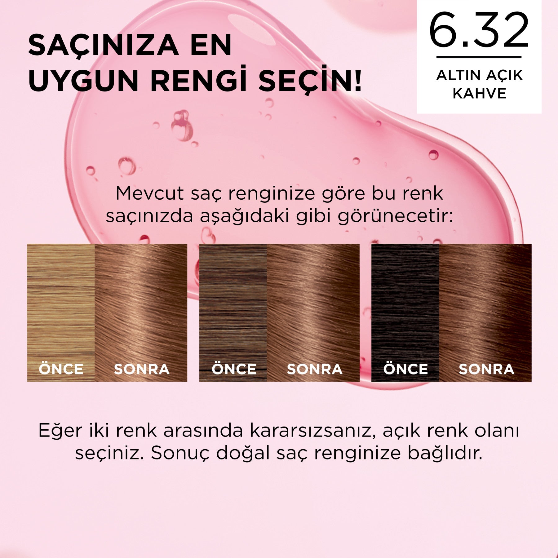 L’Oréal Paris Excellence Creme 6.32 Altın Açık Kahve Saç Boyası