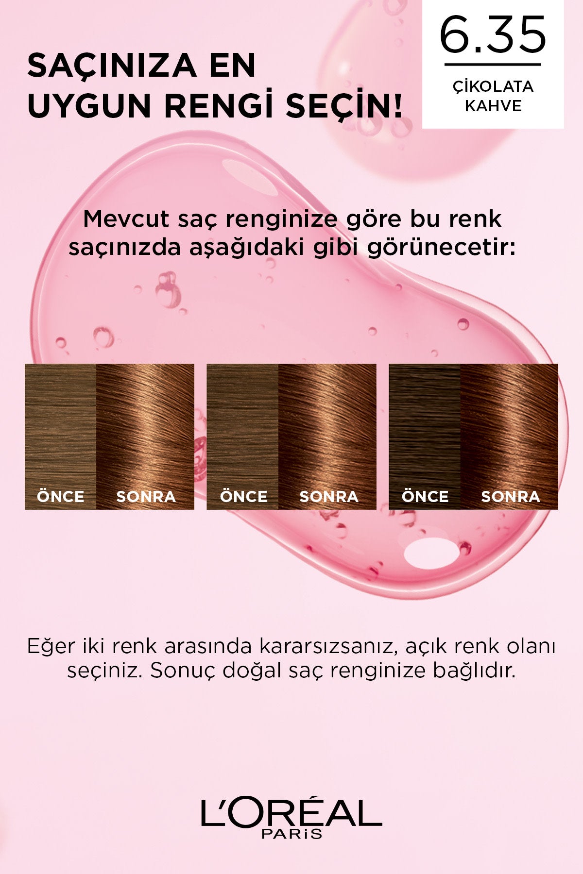 L’Oréal Paris Excellence Creme 6.35 Çikolata Kahve Saç Boyası
