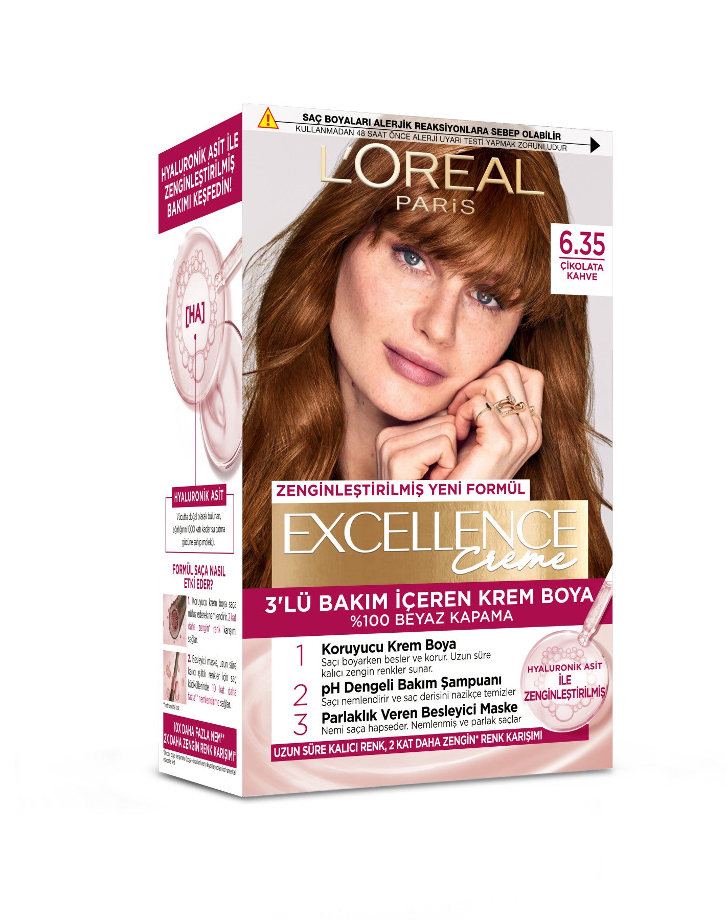 L’Oréal Paris Excellence Creme 6.35 Çikolata Kahve Saç Boyası