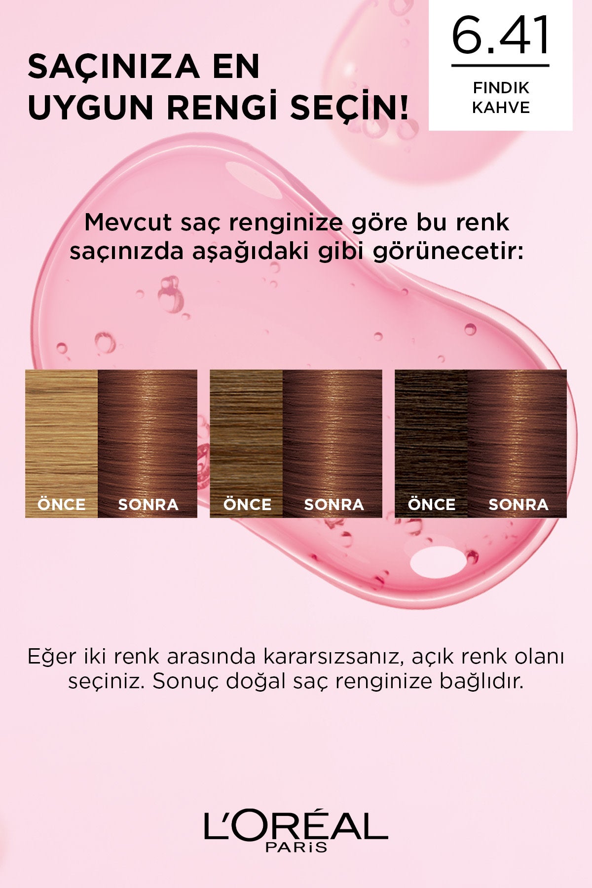 L’Oréal Paris Excellence Creme 6.41 Fındık Kahve Saç Boyası