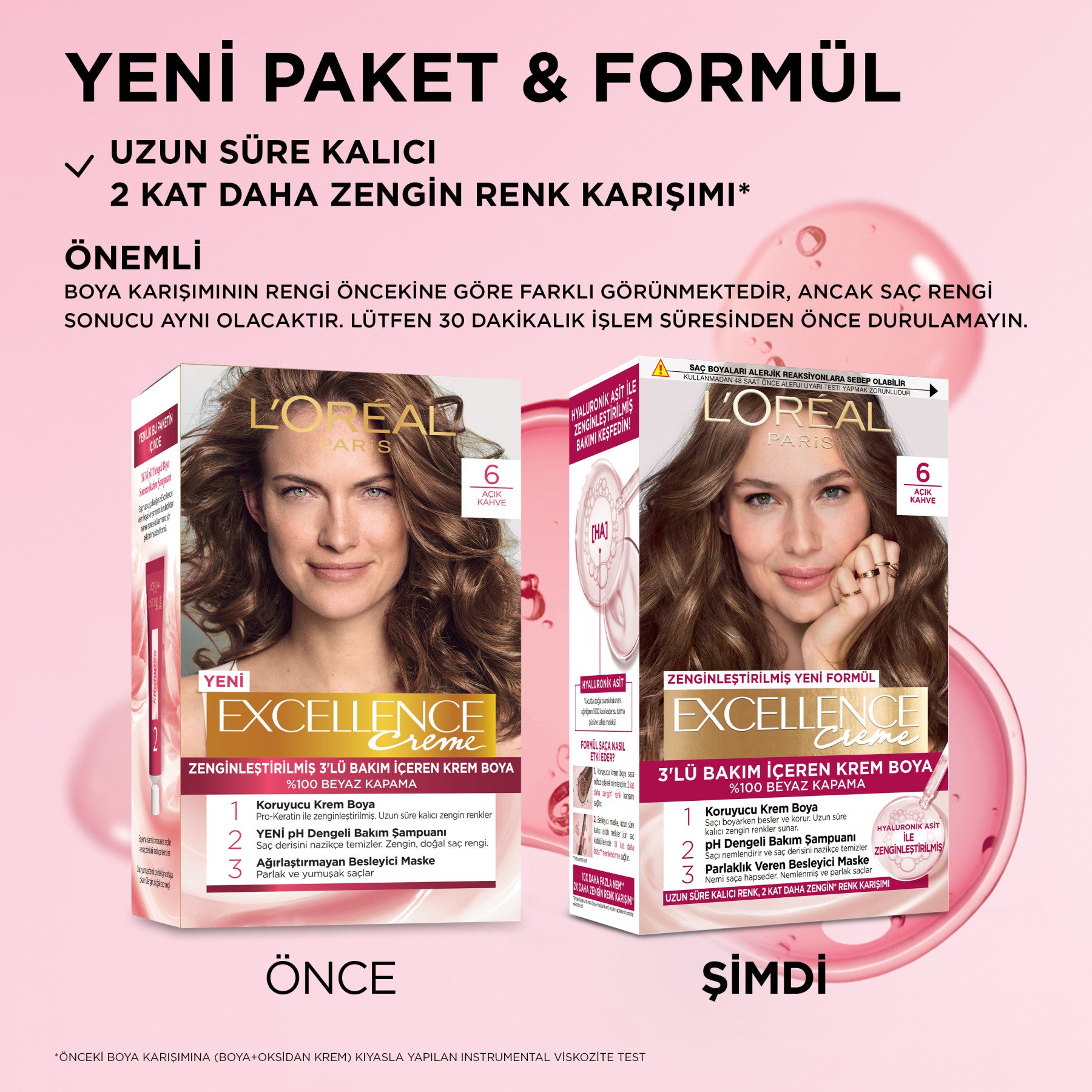 L’Oréal Paris Excellence Creme 6 Sütlü Kahve Saç Boyası