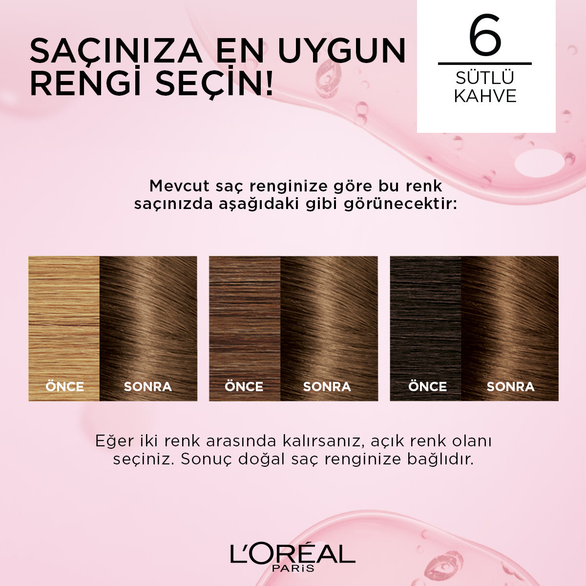 L’Oréal Paris Excellence Creme 6 Sütlü Kahve Saç Boyası