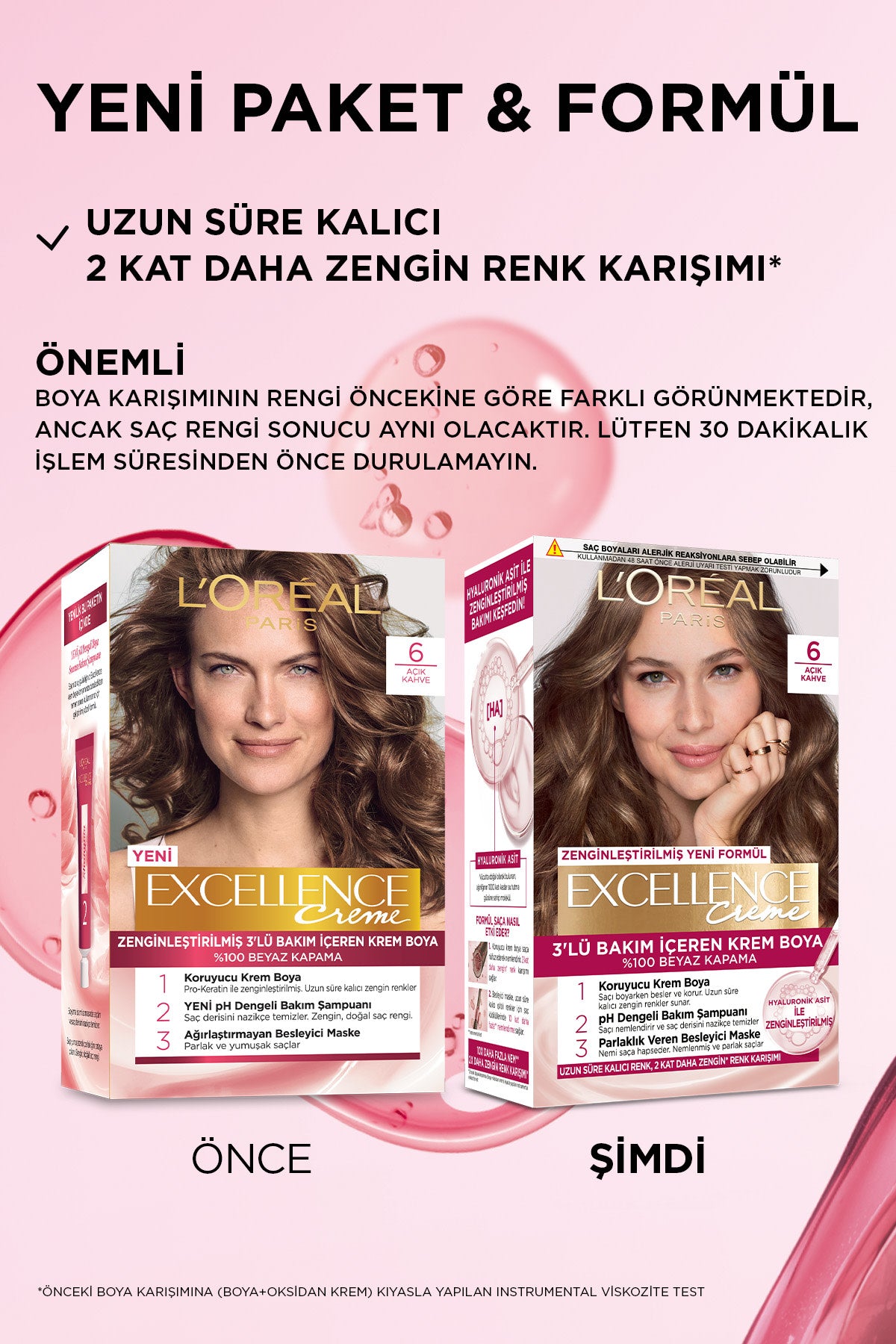 L’Oréal Paris Excellence Creme 6 Sütlü Kahve Saç Boyası