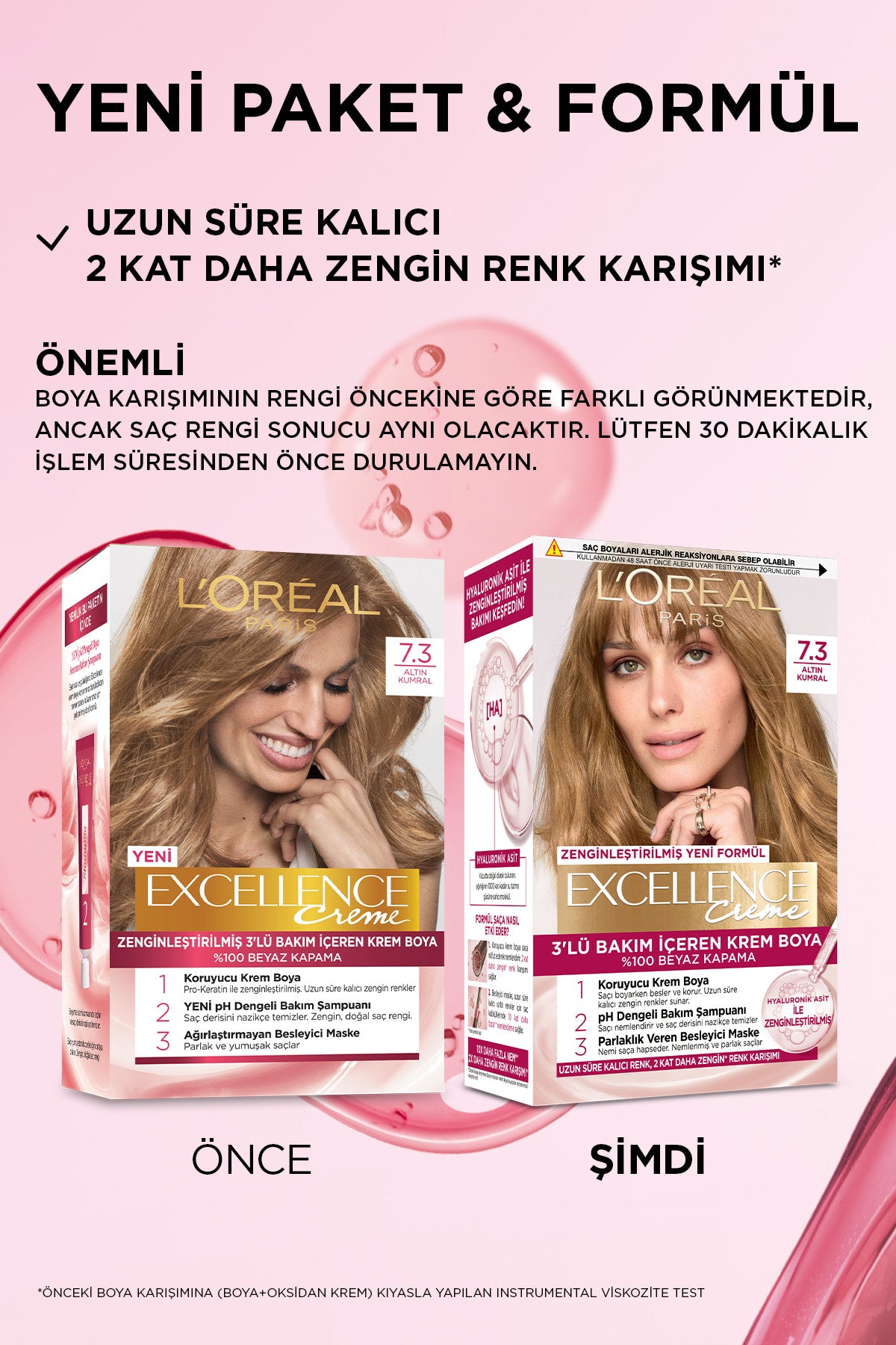 L’Oréal Paris Excellence Creme 7.3 Altın Kumral Saç Boyası
