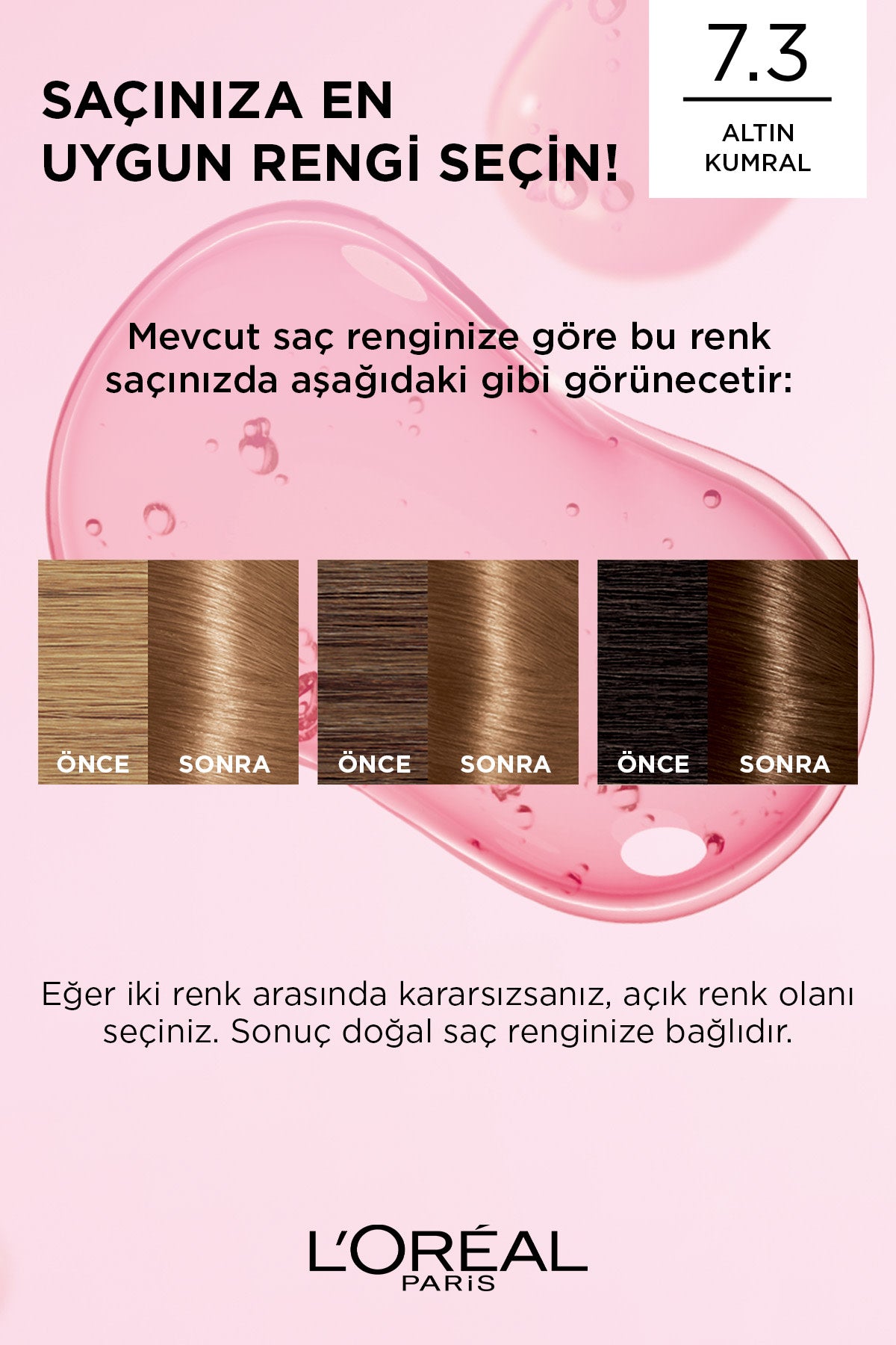 L’Oréal Paris Excellence Creme 7.3 Altın Kumral Saç Boyası
