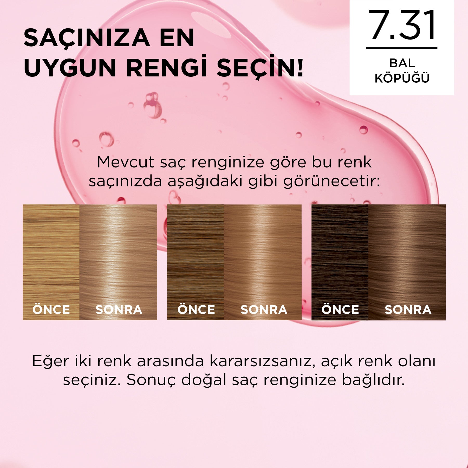 L’Oréal Paris Excellence Creme 7.31 Bal Köpüğü Saç Boyası