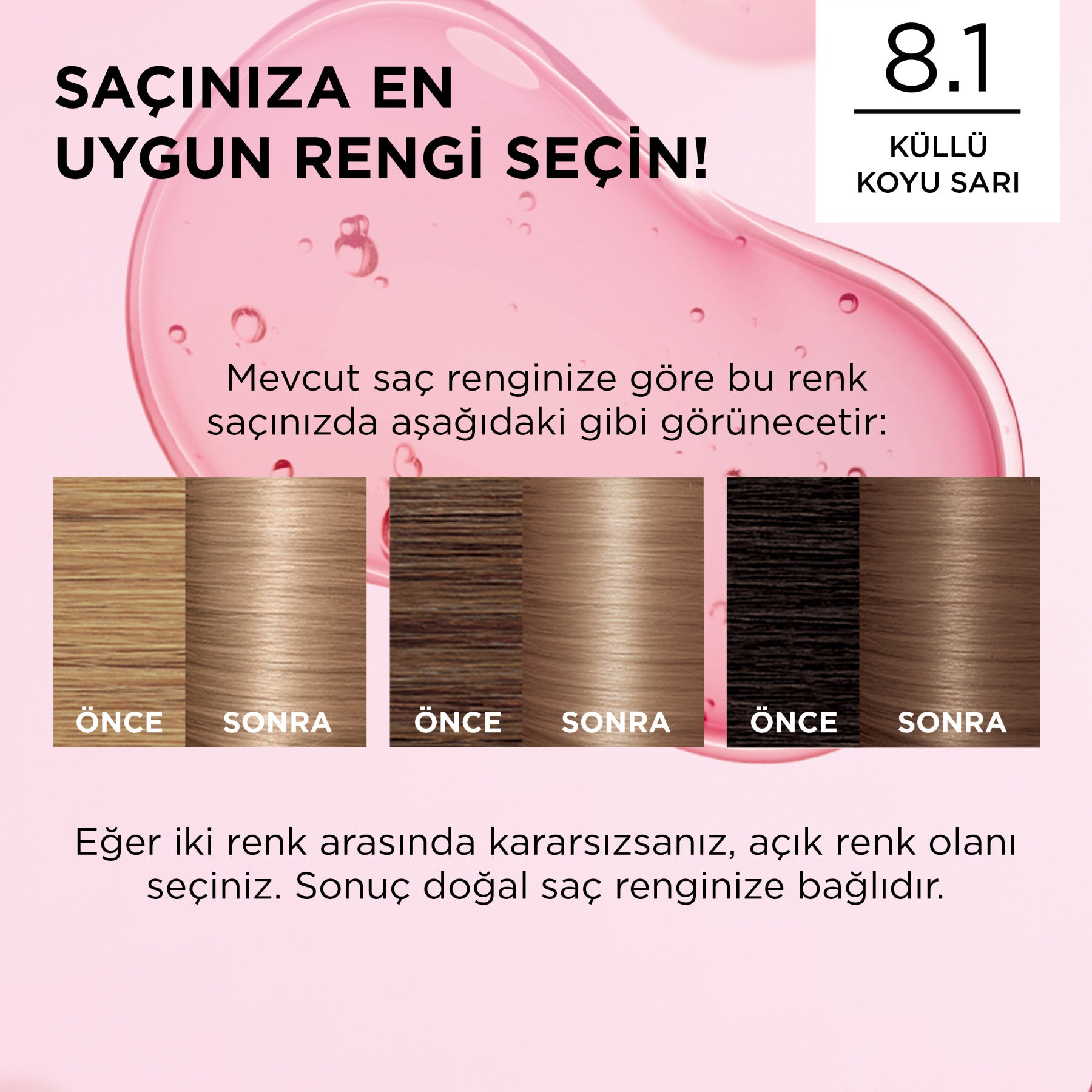 L’Oréal Paris Excellence Creme 8.1 Küllü Koyu Sarı Saç Boyası