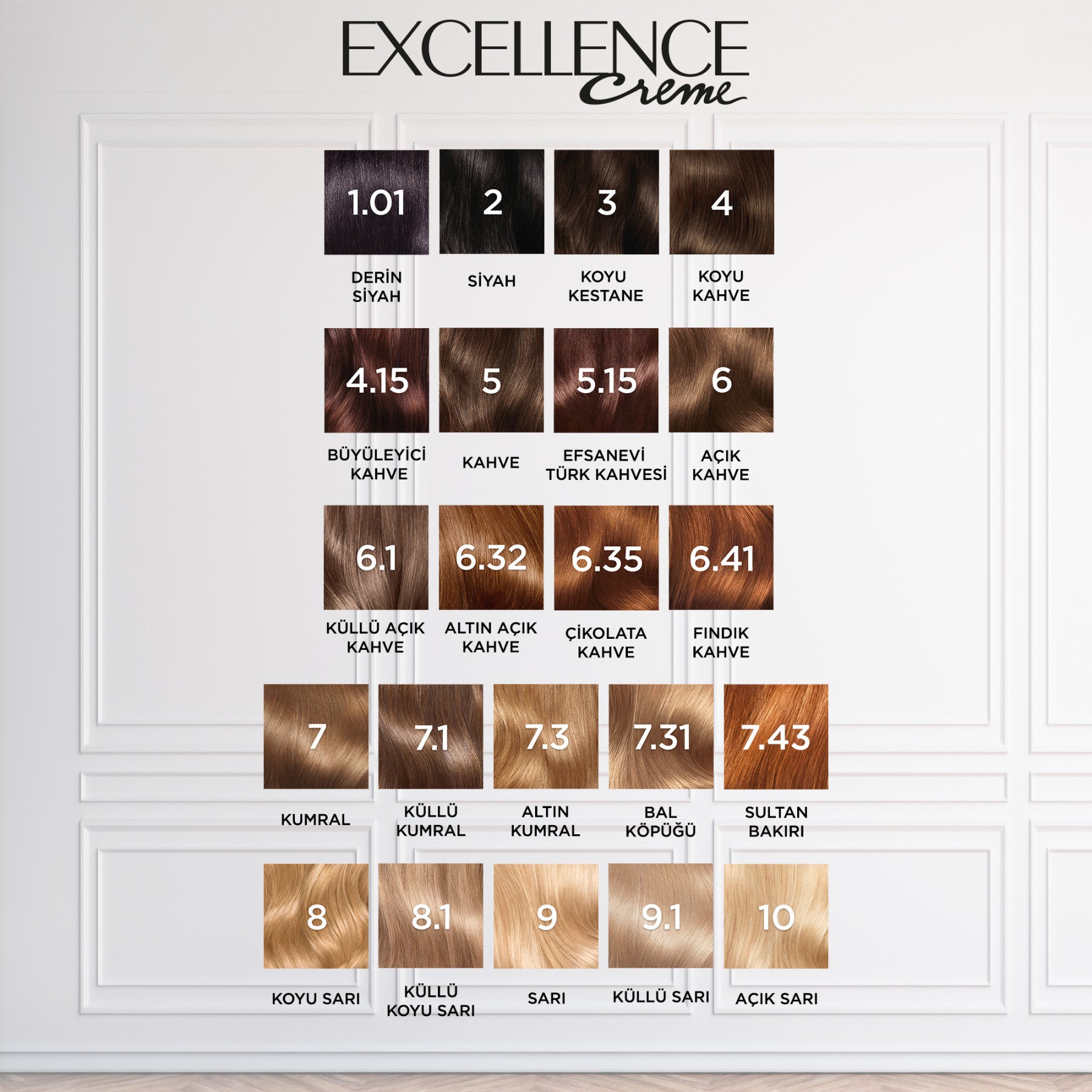 L’Oréal Paris Excellence Creme 8.1 Küllü Koyu Sarı Saç Boyası