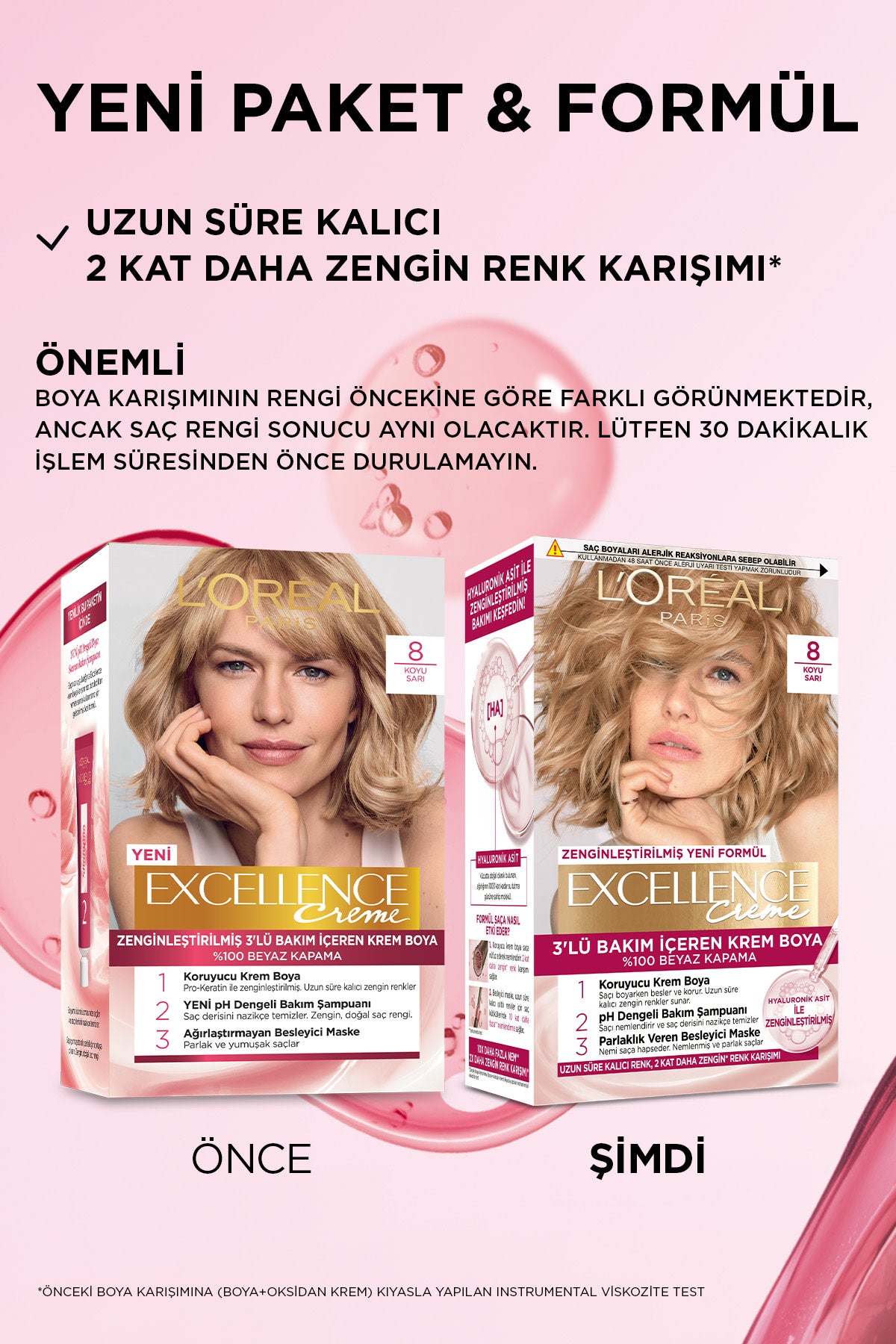 L’Oréal Paris Excellence Creme 8 Koyu Sarı Saç Boyası
