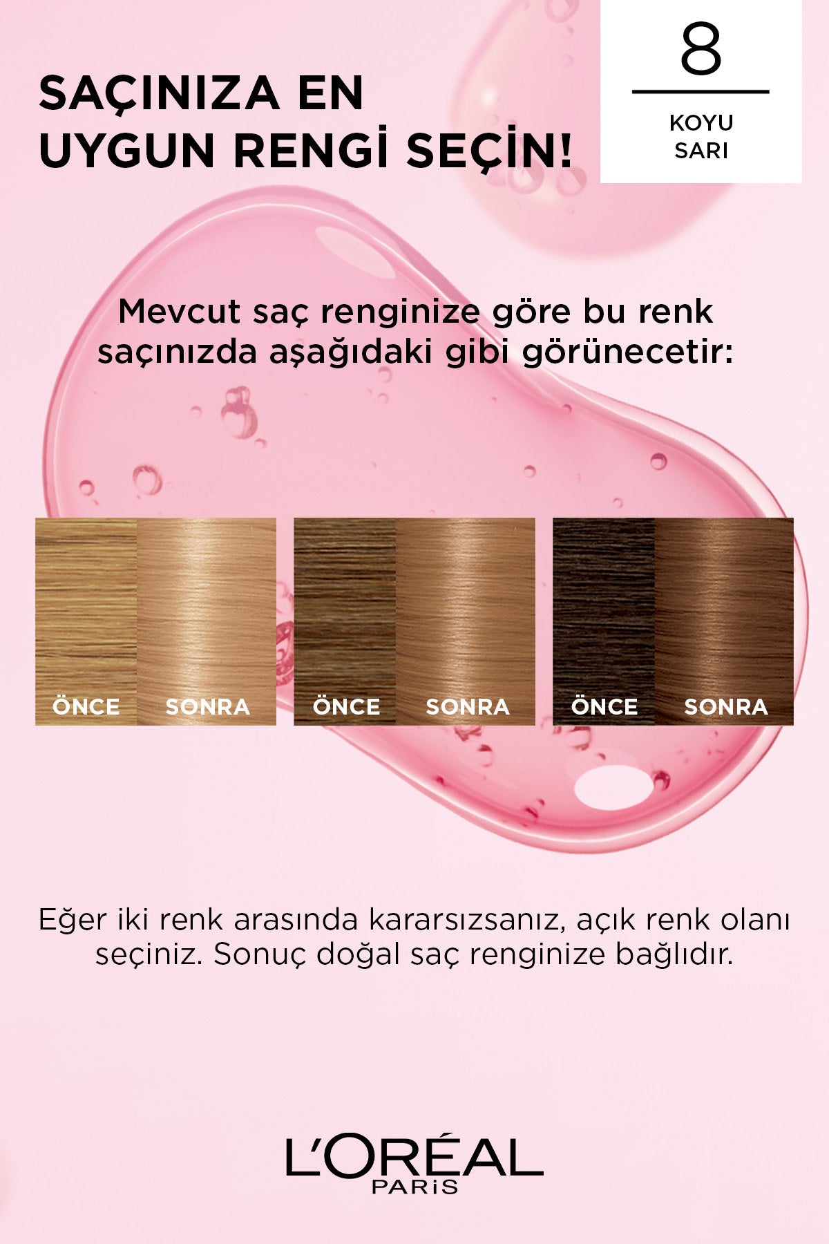 L’Oréal Paris Excellence Creme 8 Koyu Sarı Saç Boyası