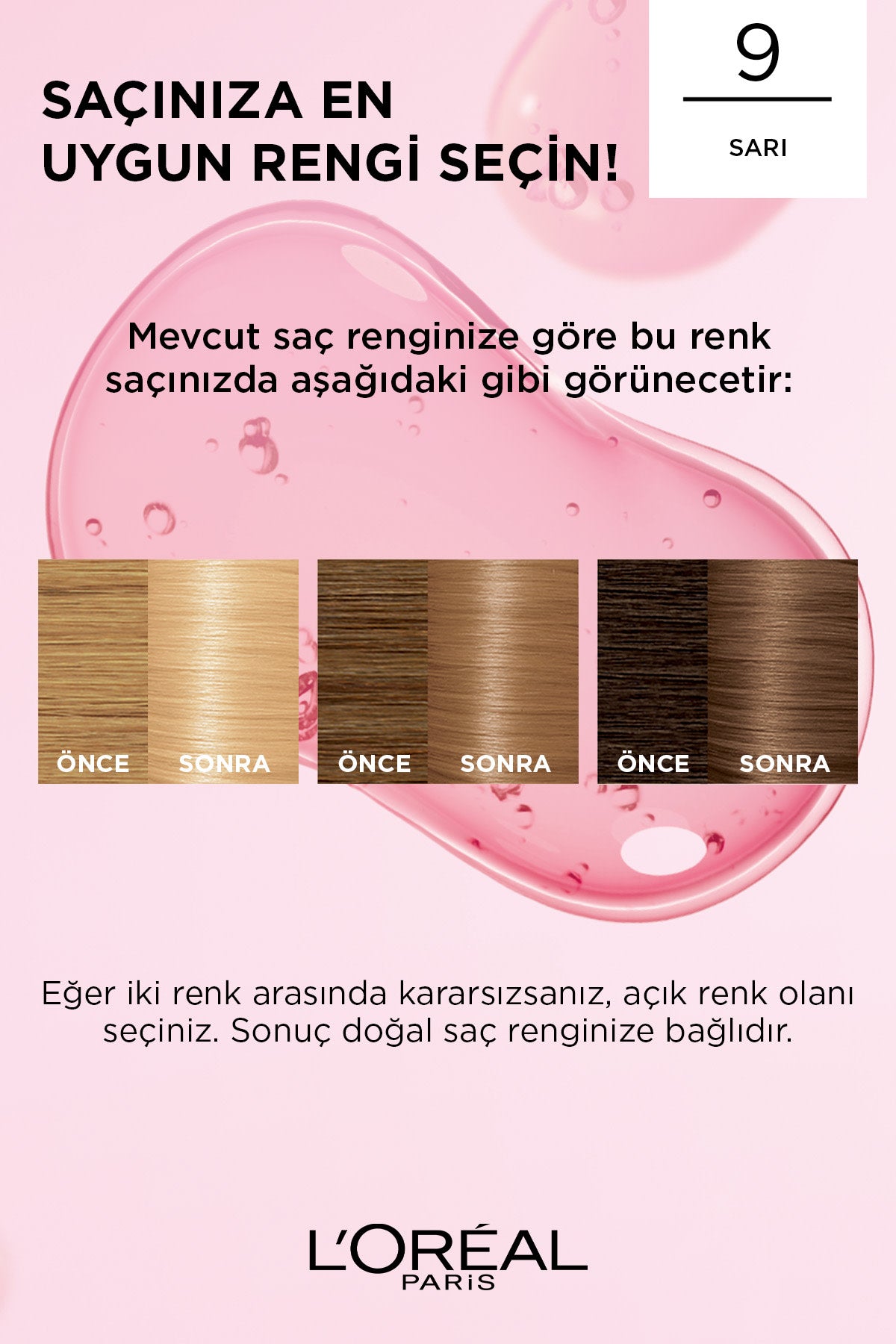 L’Oréal Paris Excellence Creme 9 Sarı Saç Boyası