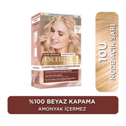 L’Oréal Paris Excellence Creme Nude Renkler Saç Boyası – 10U Nude Açık Sarı