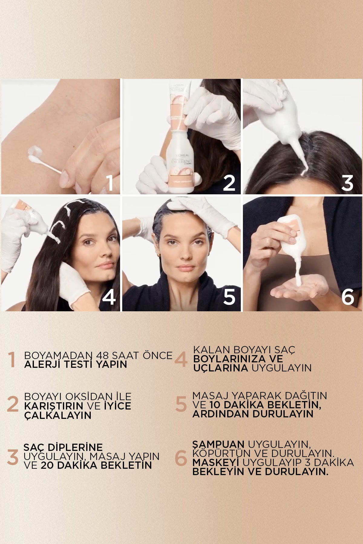 L’Oréal Paris Excellence Creme Nude Renkler Saç Boyası – 10U Nude Açık Sarı