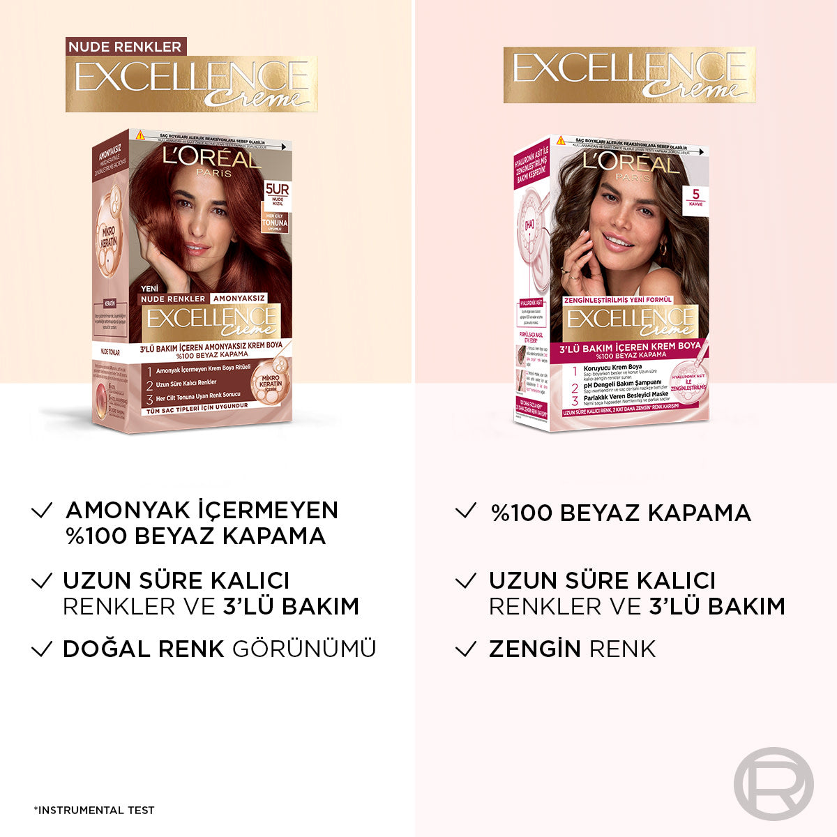 L’Oréal Paris Excellence Creme Nude Renkler Saç Boyası – 5UR Nude Kızıl