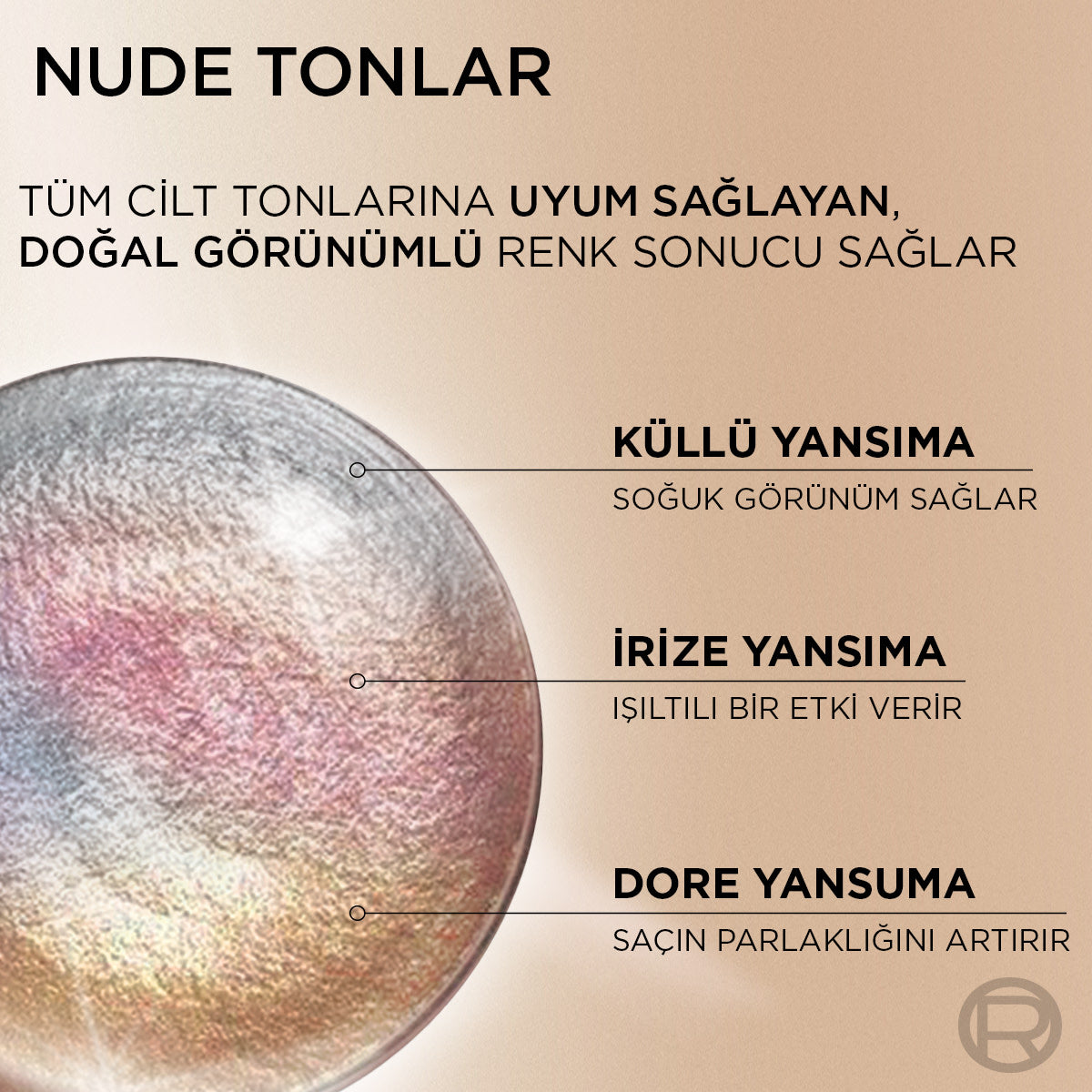 L’Oréal Paris Excellence Creme Nude Renkler Saç Boyası – 7U Nude Kumral