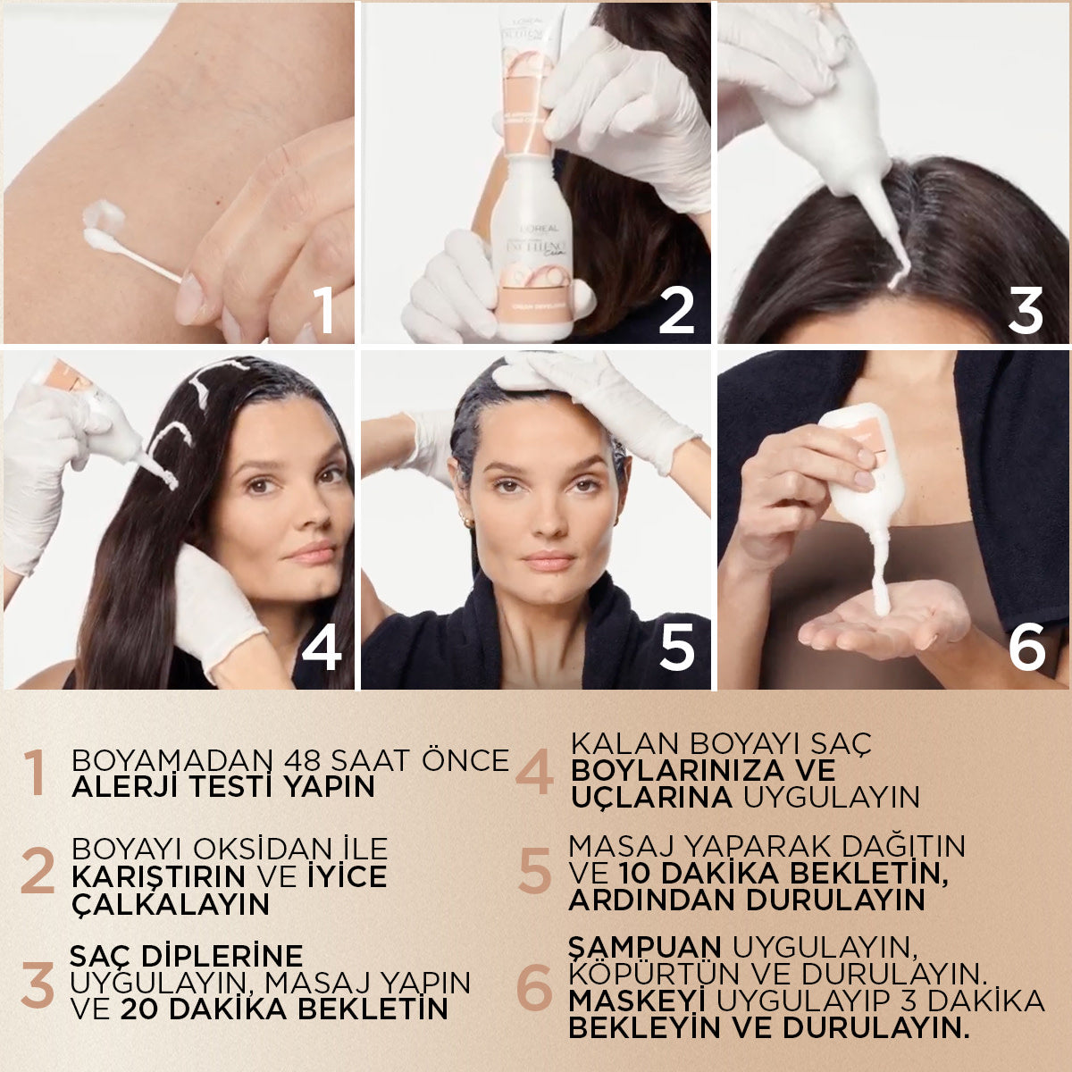 L’Oréal Paris Excellence Creme Nude Renkler Saç Boyası – 7U Nude Kumral