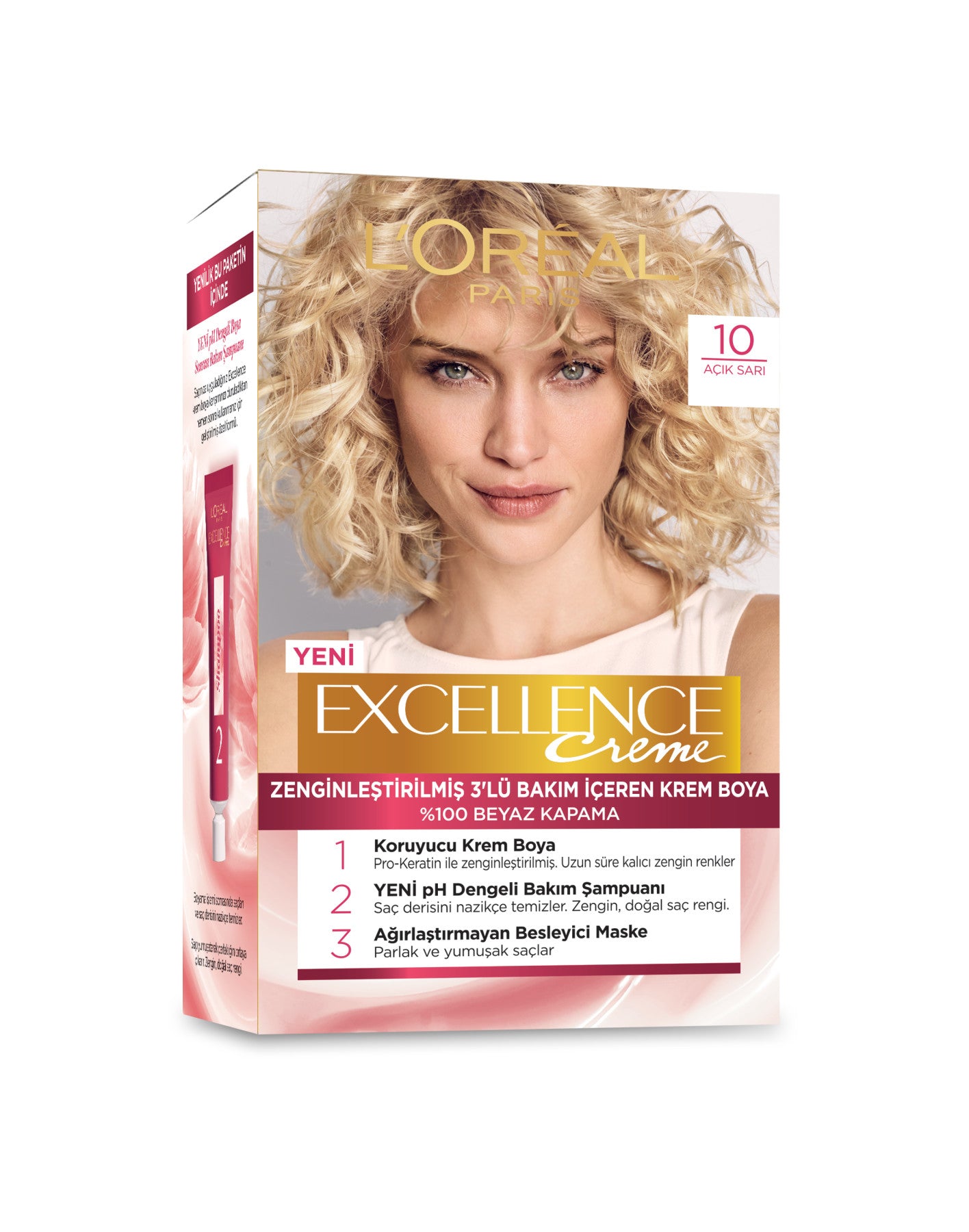 L'Oréal Paris Excellence Creme Saç Boyası - 10 Açık Sarı