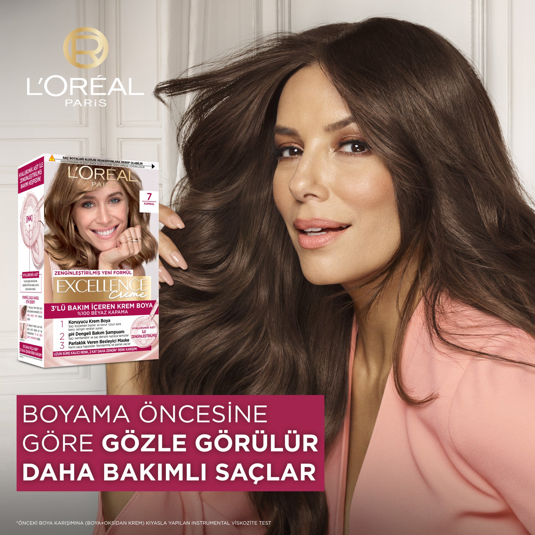 L’Oréal Paris Excellence Creme Saç Boyası 6.54 Açık Kızıl Kahve