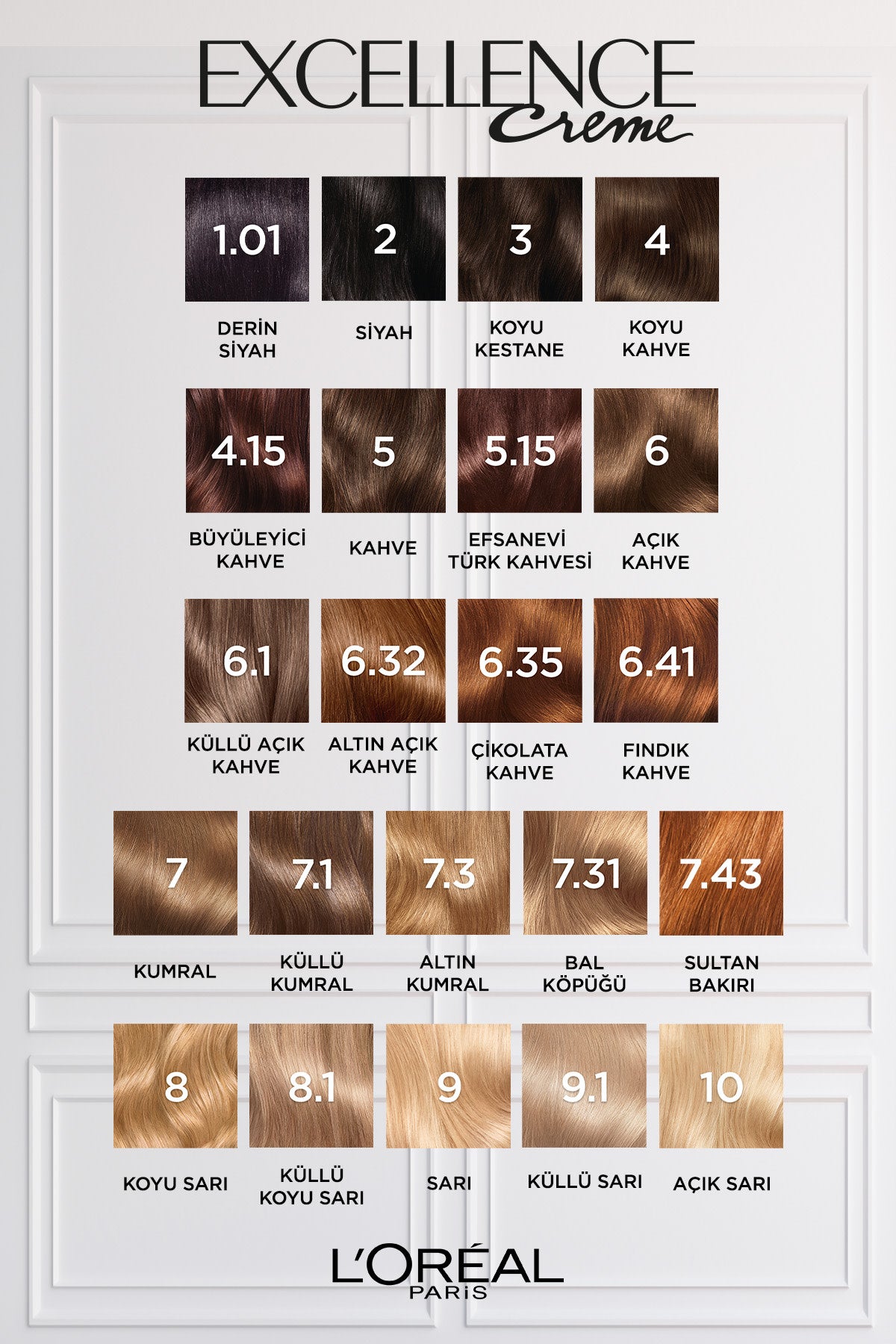 L’Oréal Paris Excellence Creme Saç Boyası 6.54 Açık Kızıl Kahve