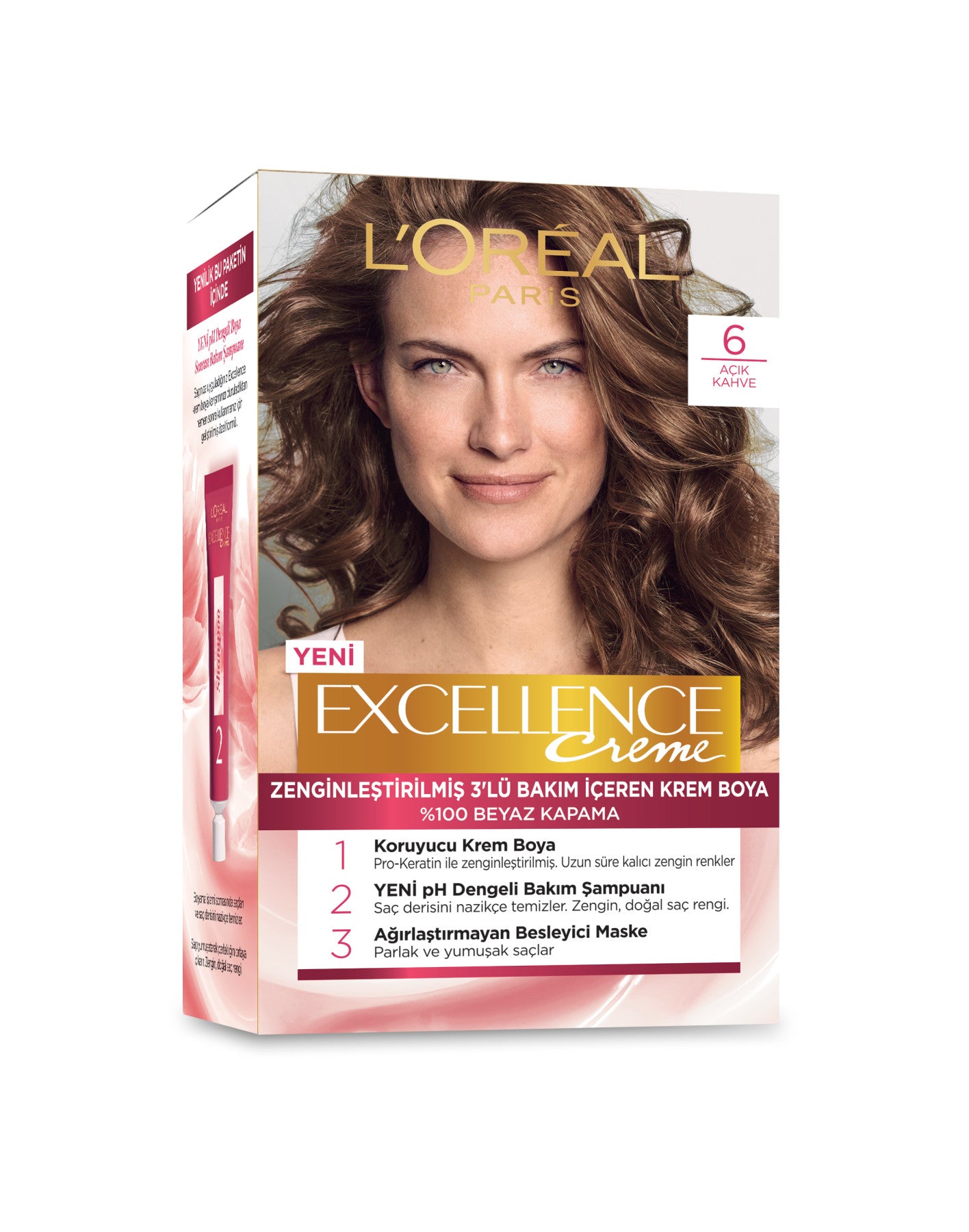 L'Oréal Paris Excellence Creme Saç Boyası - 6 Açık Kahve