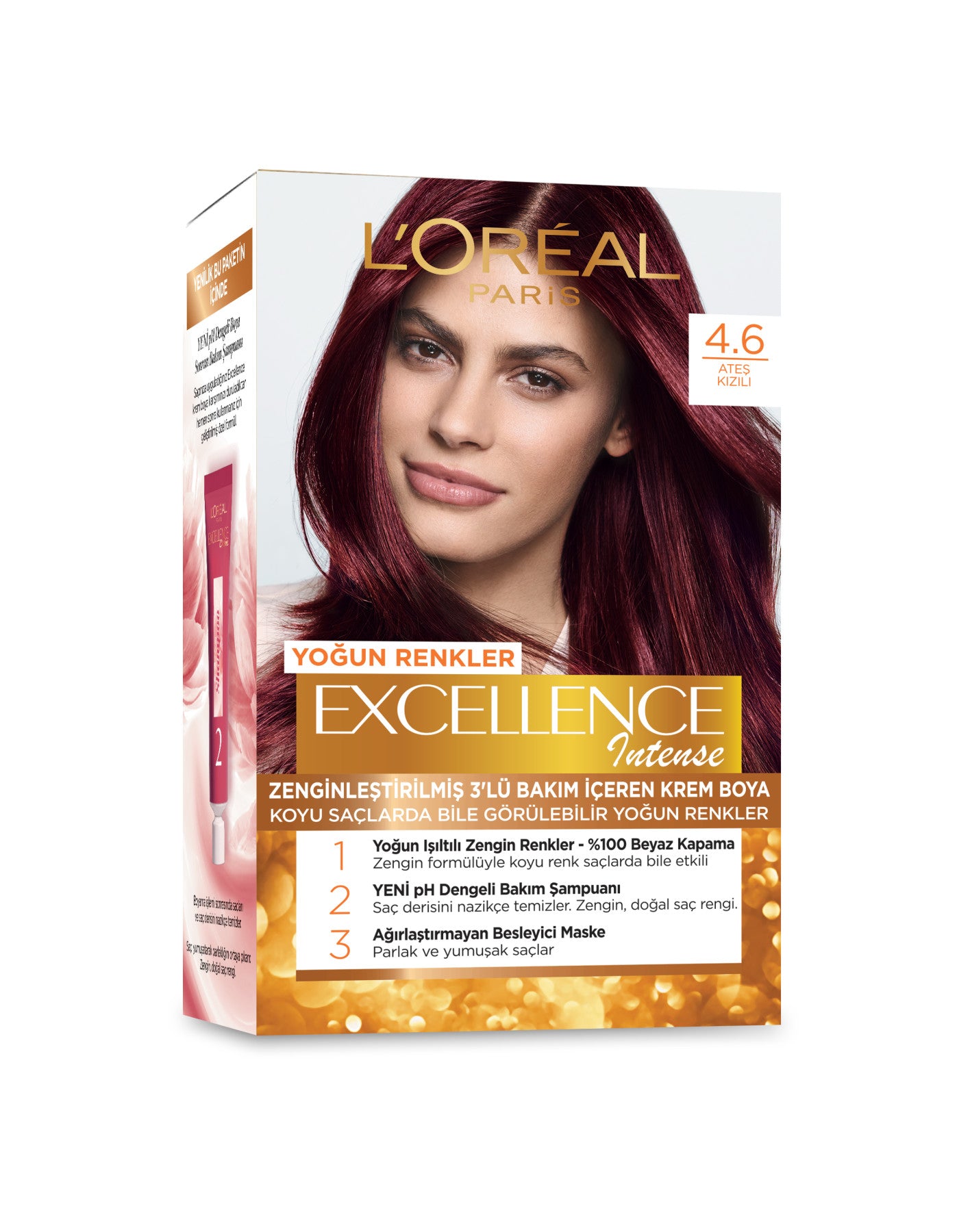 L'Oréal Paris Excellence Intense Saç Boyası - 4.60 Ateş Kızılı