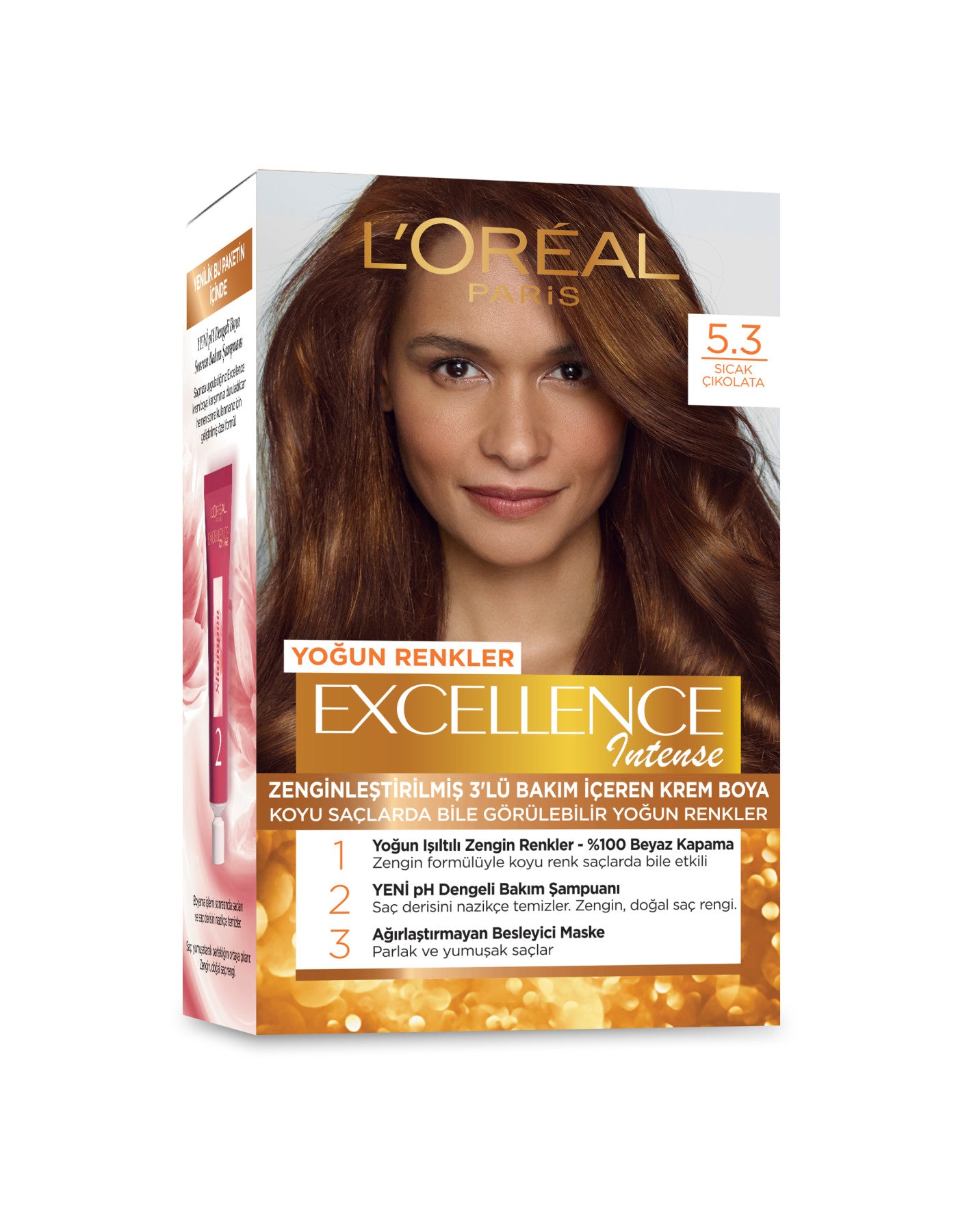 L'oréal Paris Excellence Intense Saç Boyası  5.3 Sıcak Çikolata