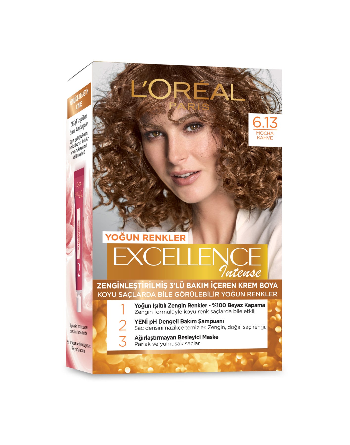 L'Oréal Paris Excellence Intense Saç Boyası  6.13 Mocha Kahve