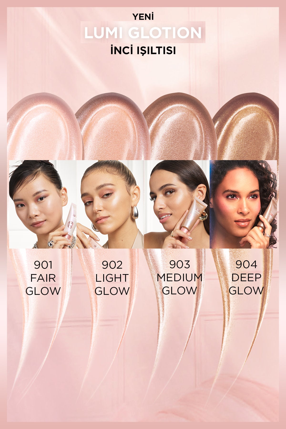 L'Oréal Paris Glotion All-In-One Doğal Işıltı 901 - Fair Glow 40 ml