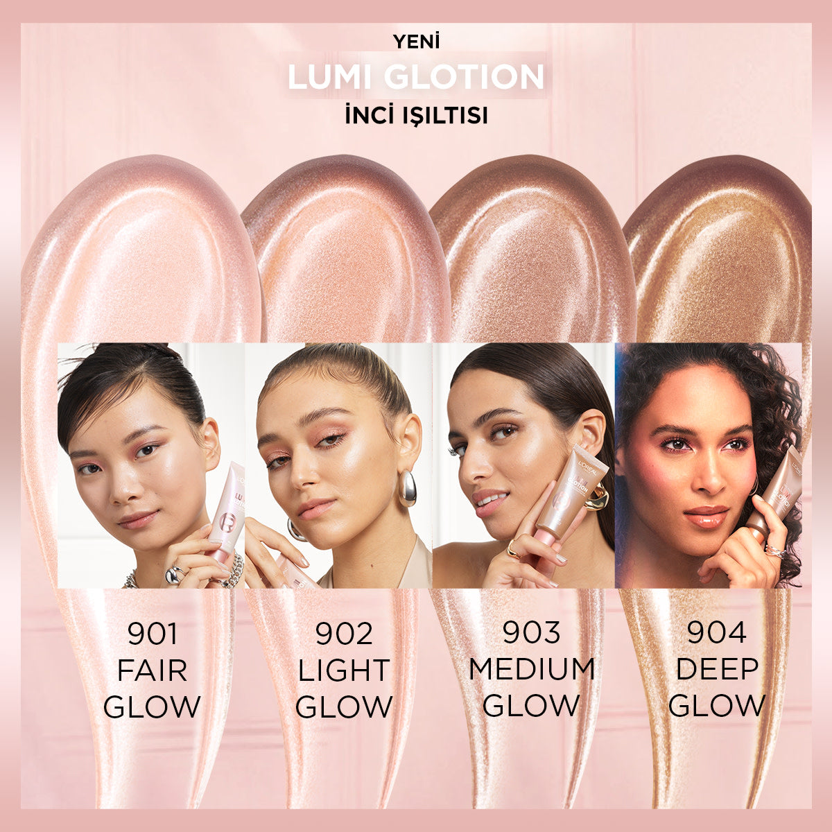 L'Oréal Paris Glotion All-In-One Doğal Işıltı 901 - Fair Glow 40 ml