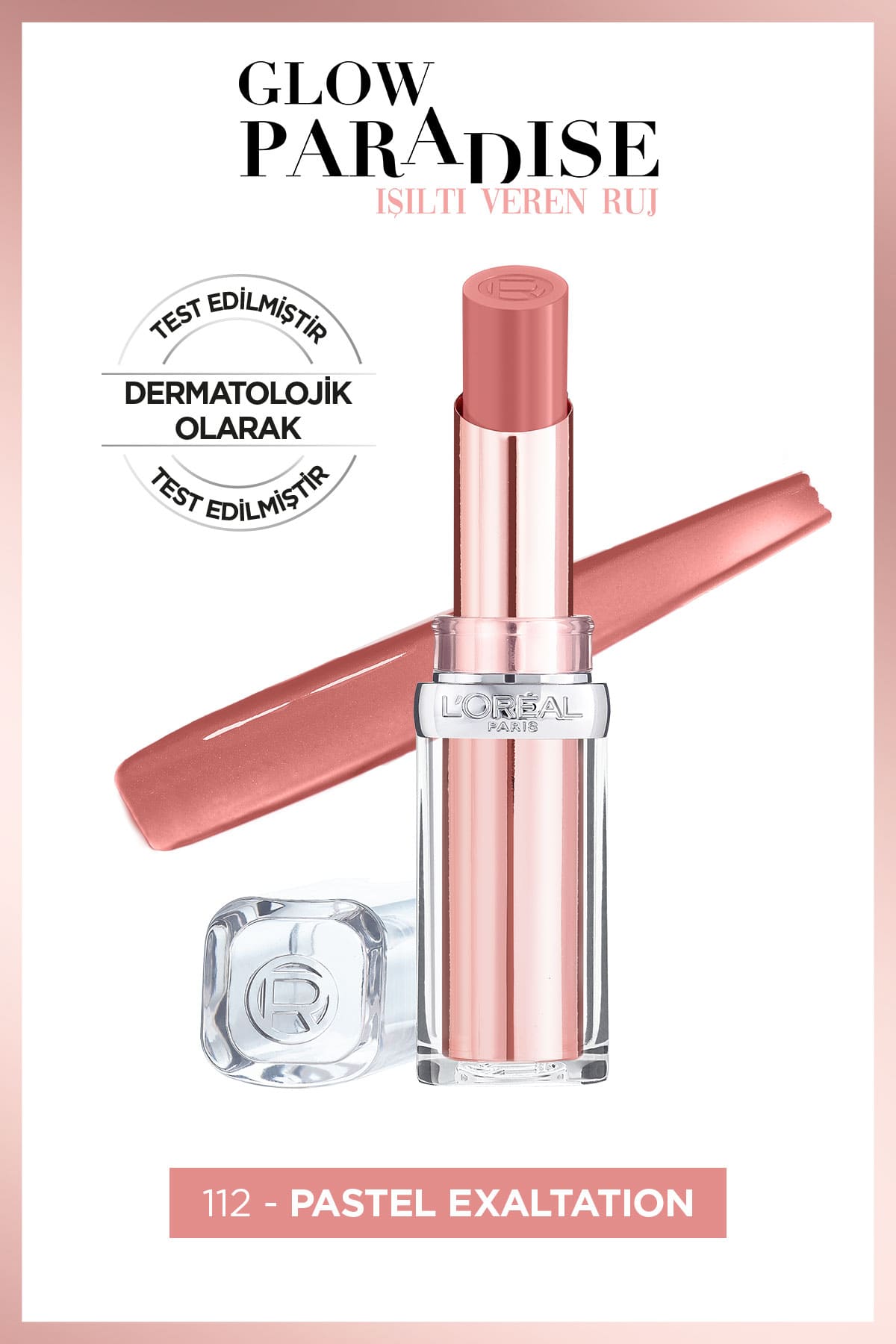 L'Oréal Paris Glow Paradise Balm-in-Lipstick - Işıltı Veren Ruj 112 Pastel Exaltation