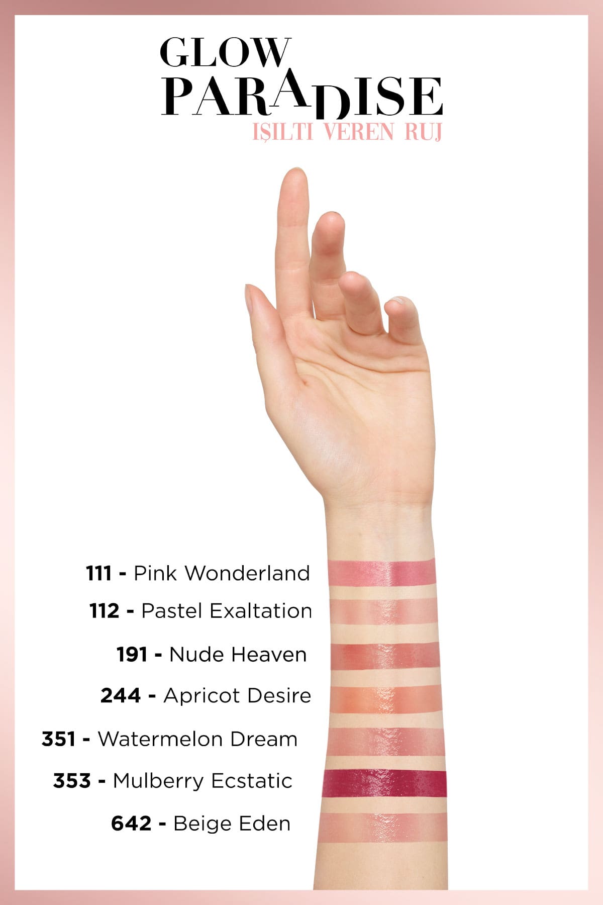 L'Oréal Paris Glow Paradise Balm-in-Lipstick - Işıltı Veren Ruj 112 Pastel Exaltation