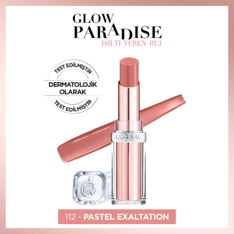 L'Oréal Paris Glow Paradise Balm-in-Lipstick - Işıltı Veren Ruj 112 Pastel Exaltation