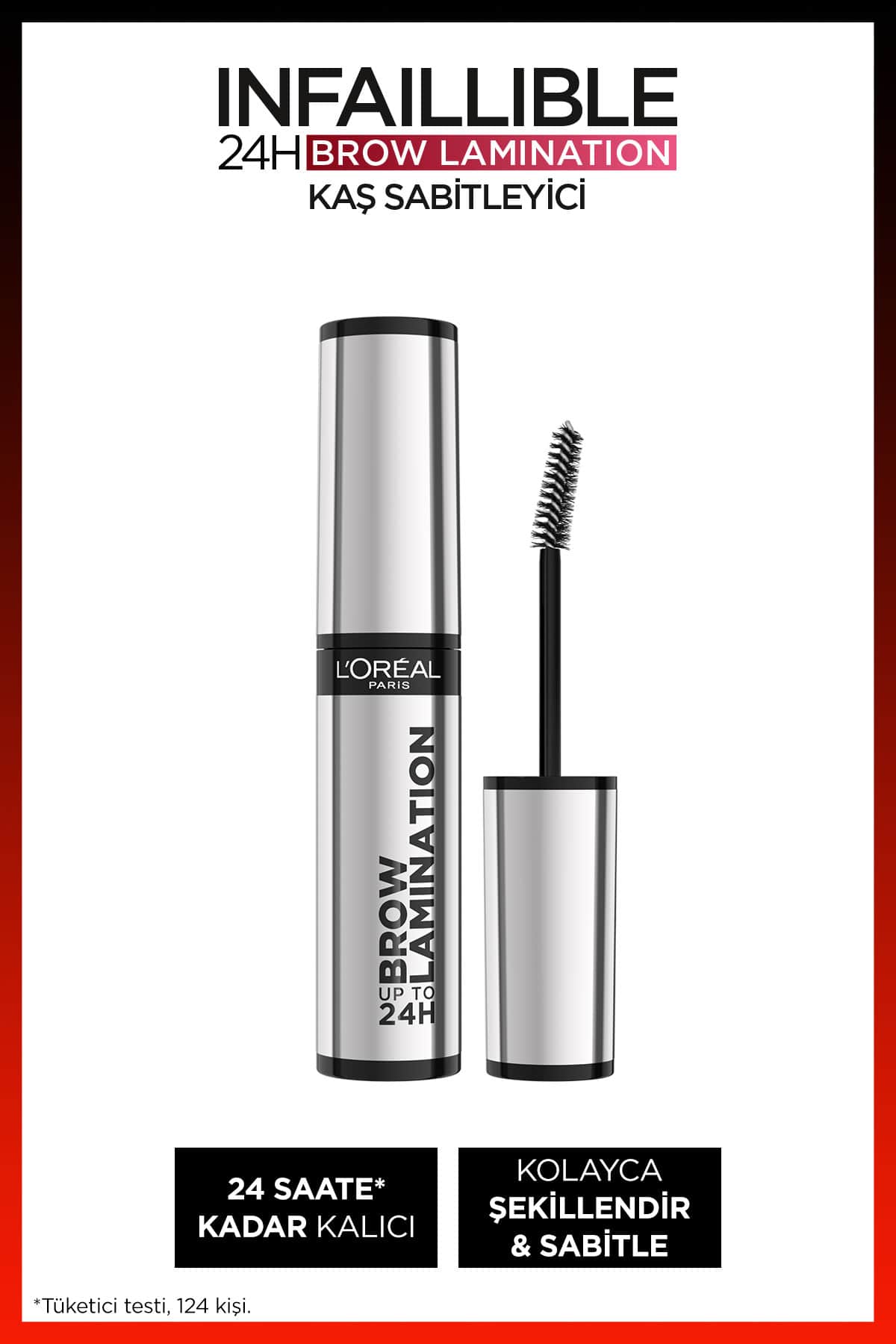 L'Oréal Paris Infaillible 24H Brow Lamination Şeffaf Kaş Sabitleyici
