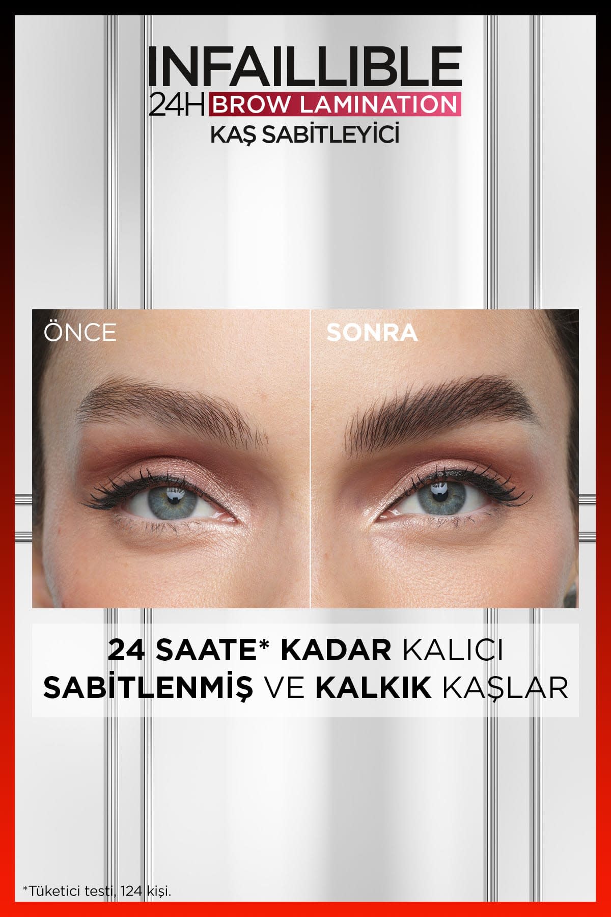 L'Oréal Paris Infaillible 24H Brow Lamination Şeffaf Kaş Sabitleyici