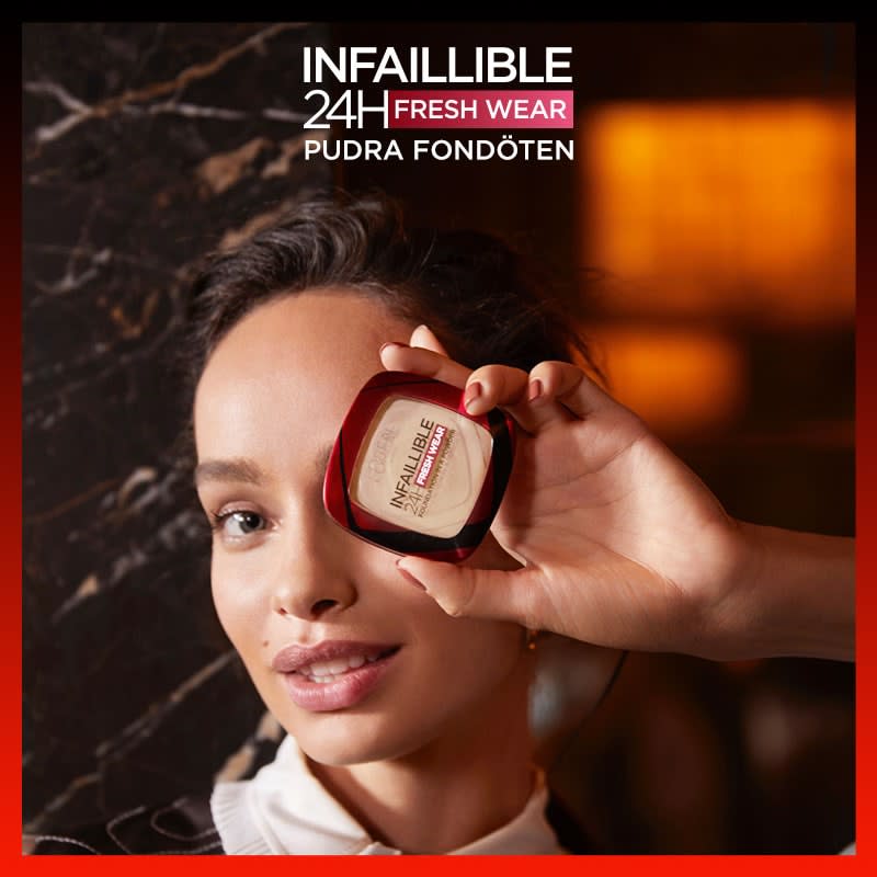 L'Oréal Paris Infaillible 24H Fresh Wear Pudra Fondöten 180 Rose Sand