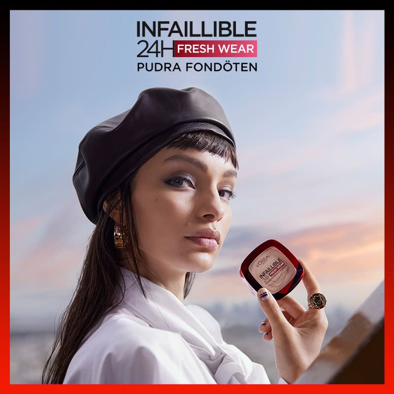 L'Oréal Paris Infaillible 24H Fresh Wear Pudra Fondöten 180 Rose Sand