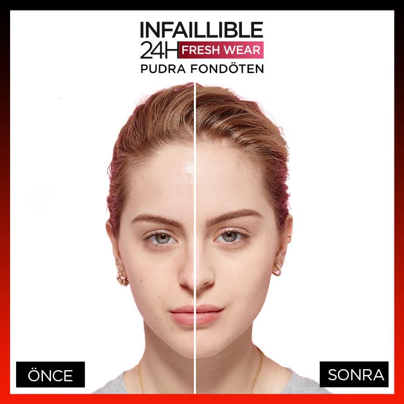 L'Oréal Paris Infaillible 24H Fresh Wear Pudra Fondöten 180 Rose Sand