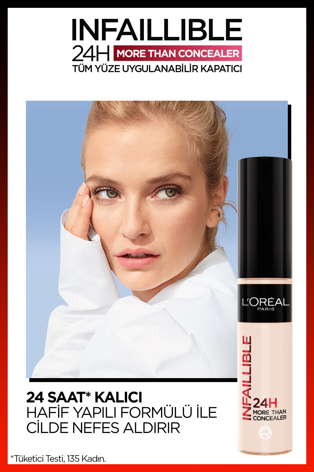 L'Oréal Paris Infaillible 24H Tüm Yüze Uygulanabilir Kapatıcı - 326 Vanilla
