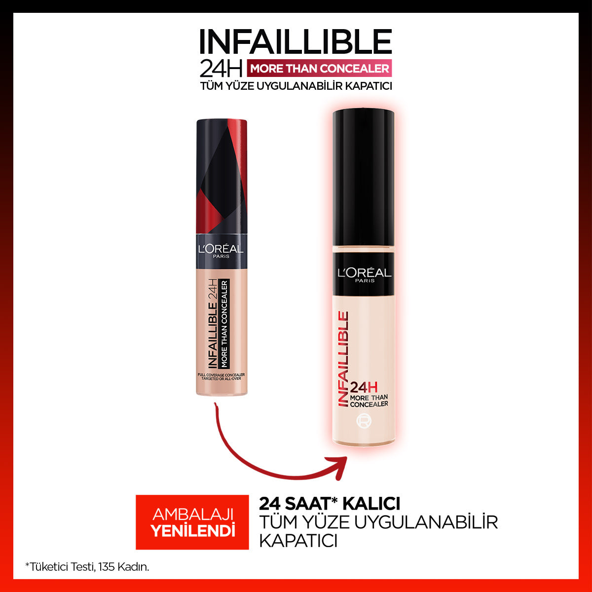 L'Oréal Paris Infaillible 24H Tüm Yüze Uygulanabilir Kapatıcı - 326 Vanilla
