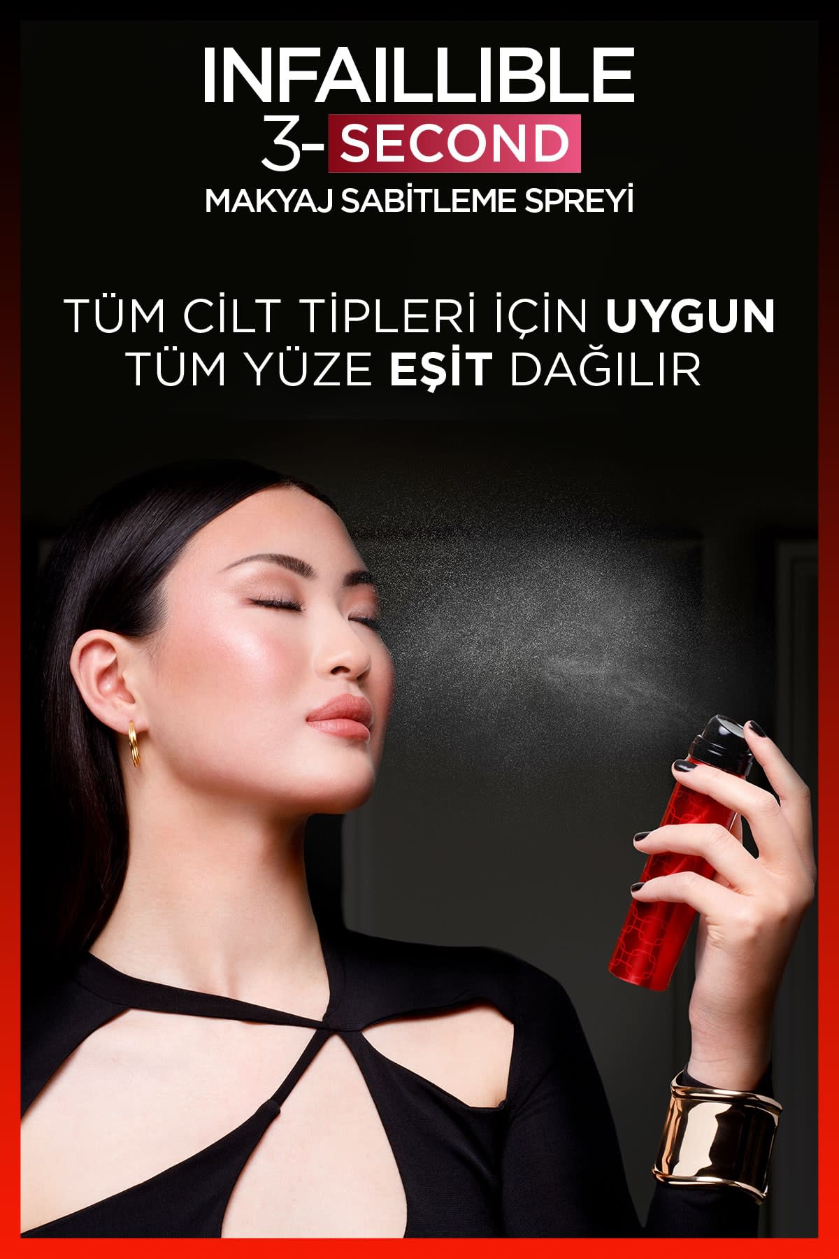 L'Oréal Paris Infaillible 3-Second Makyaj Sabitleme Spreyi