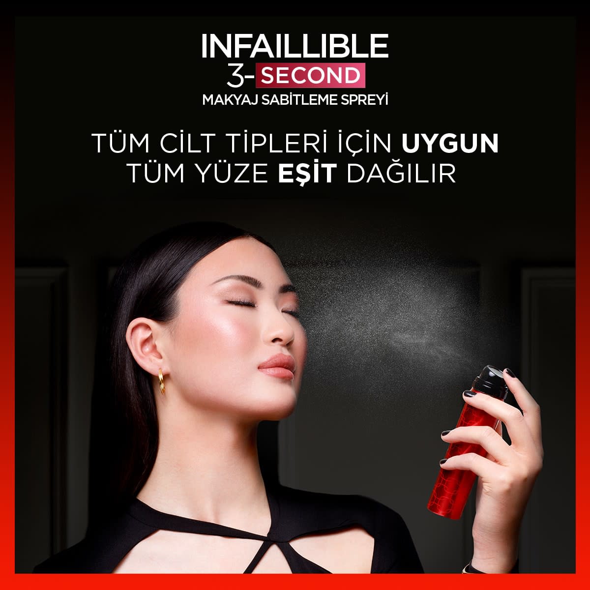 L'Oréal Paris Infaillible 3-Second Makyaj Sabitleme Spreyi