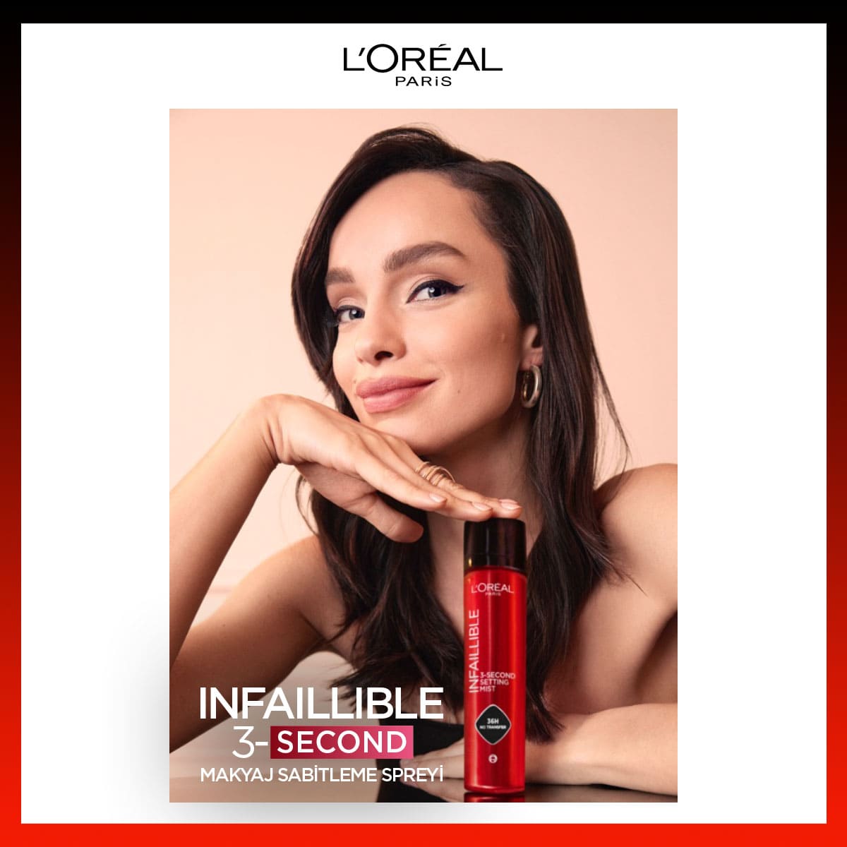 L'Oréal Paris Infaillible 3-Second Makyaj Sabitleme Spreyi