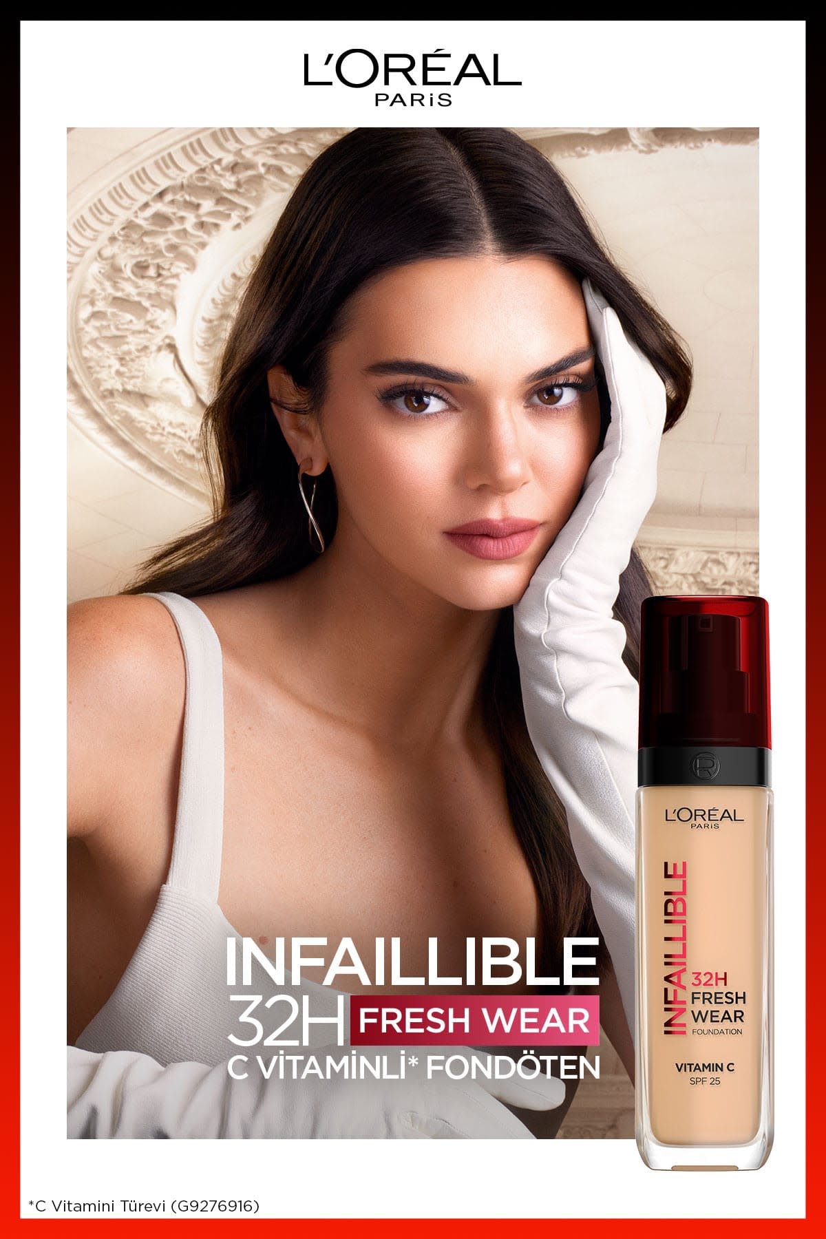 L'Oréal Paris Infaillible 32H Fresh Wear C Vitaminli Fondöten - 125 Natural Beige