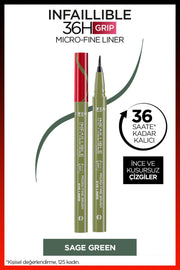 L'Oréal Paris Infaillible 36H Grip Micro Fine Eyeliner 05 Sage Green