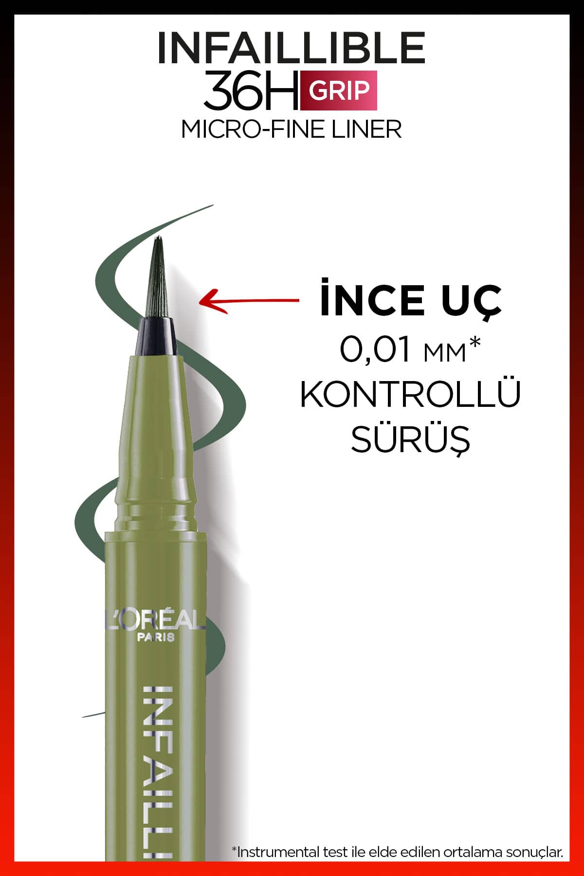 L'Oréal Paris Infaillible 36H Grip Micro Fine Eyeliner 05 Sage Green