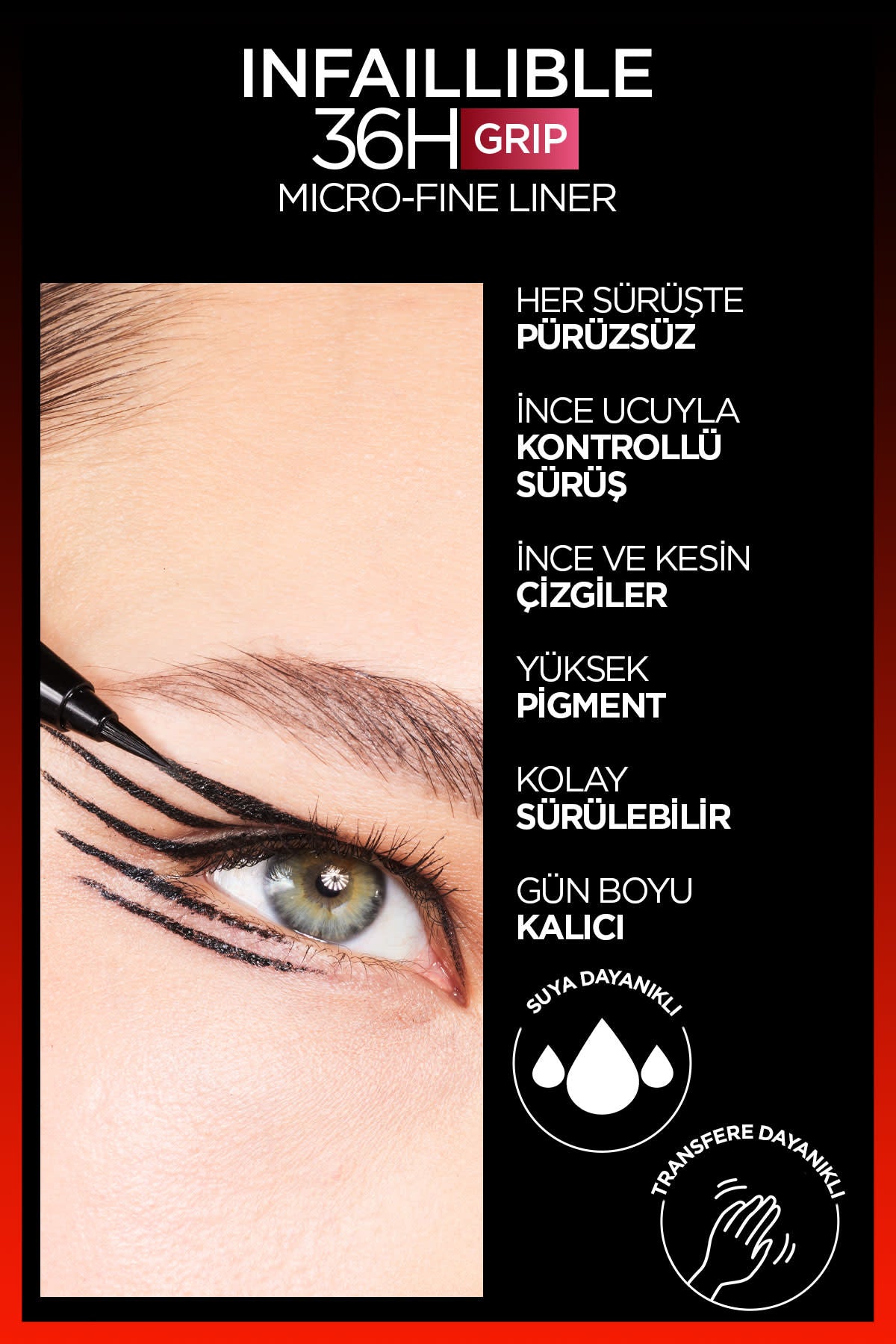 L'Oréal Paris Infaillible 36H Grip Micro Fine Eyeliner 05 Sage Green