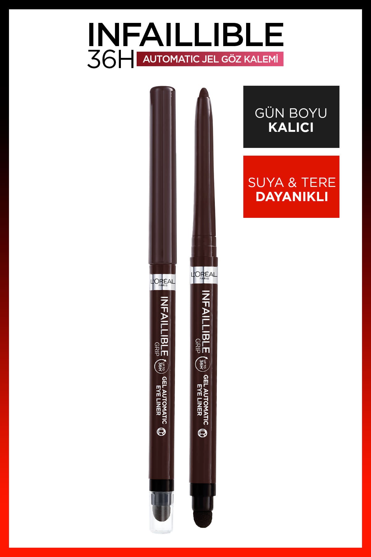 L'Oréal Paris Infaillible Automatic Jel Göz Kalemi - Kahverengi